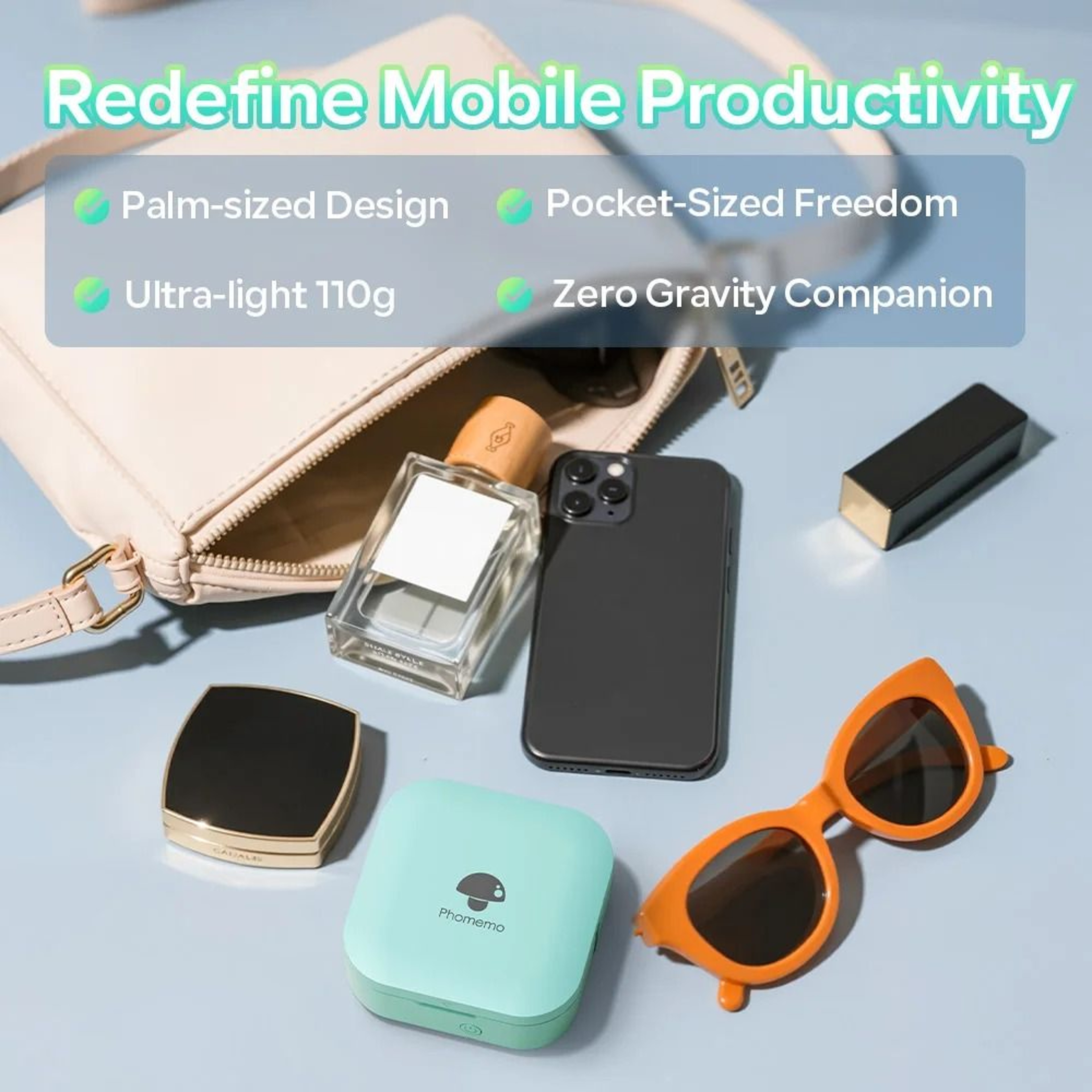 Phomemo Q30 Portable Wireless Bluetooth Thermal Label Printer Mini Pocket Sticker Maker 1