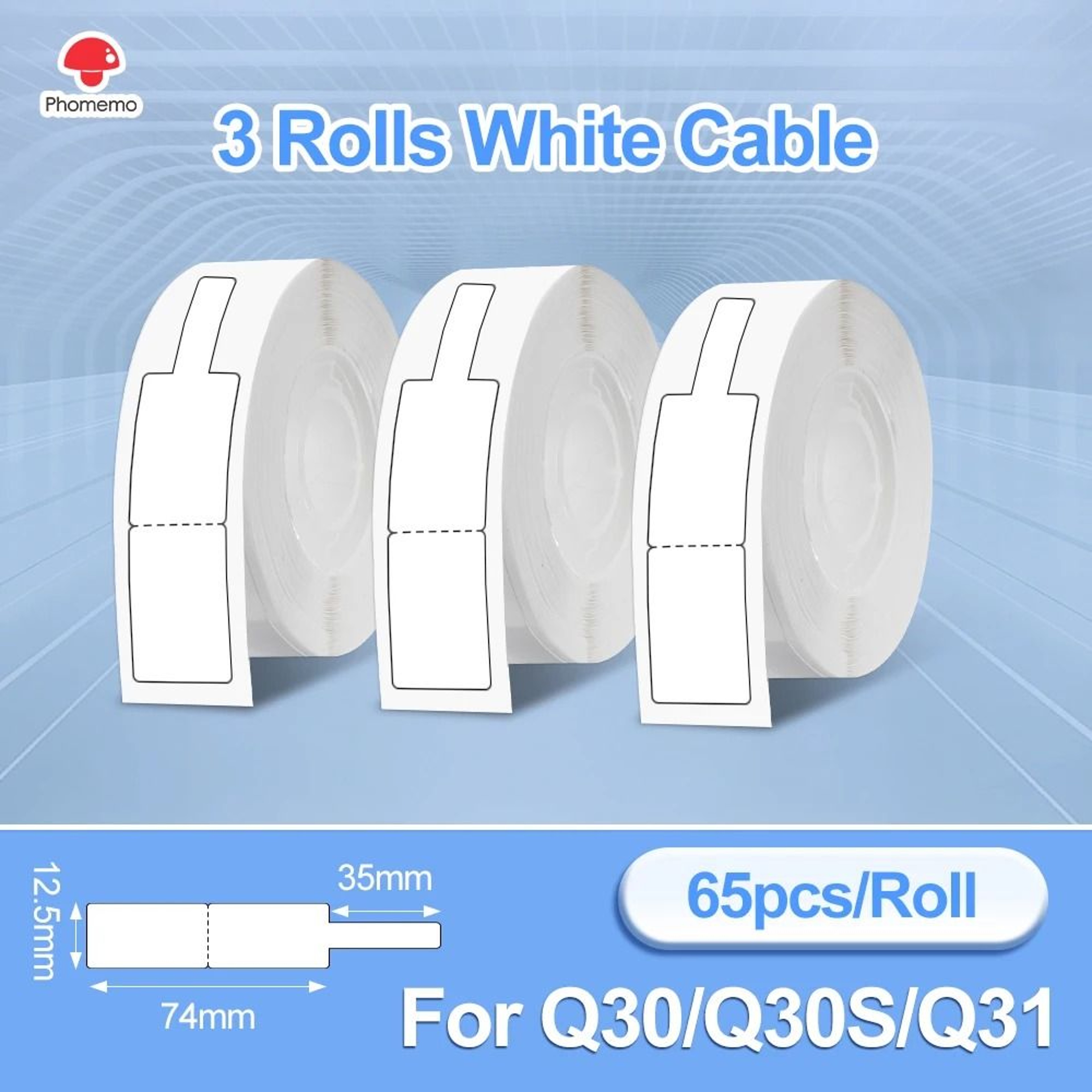 Phomemo Q30 Portable Wireless Bluetooth Thermal Label Printer Mini Pocket Sticker Maker 23