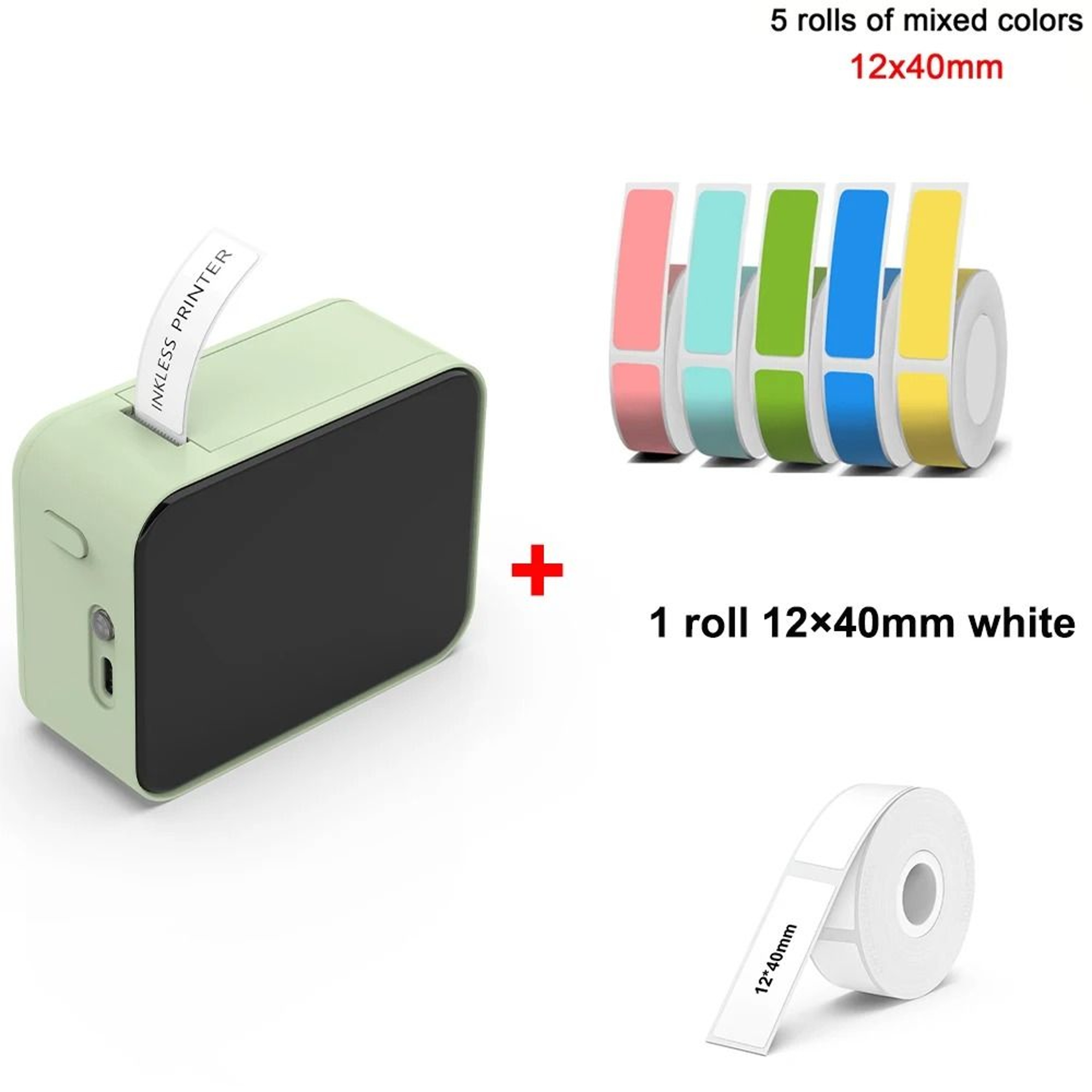 Marklife P15 Mini Portable Thermal Label Printer Wireless Bluetooth Tag  Sticker Maker For Home  Of 17