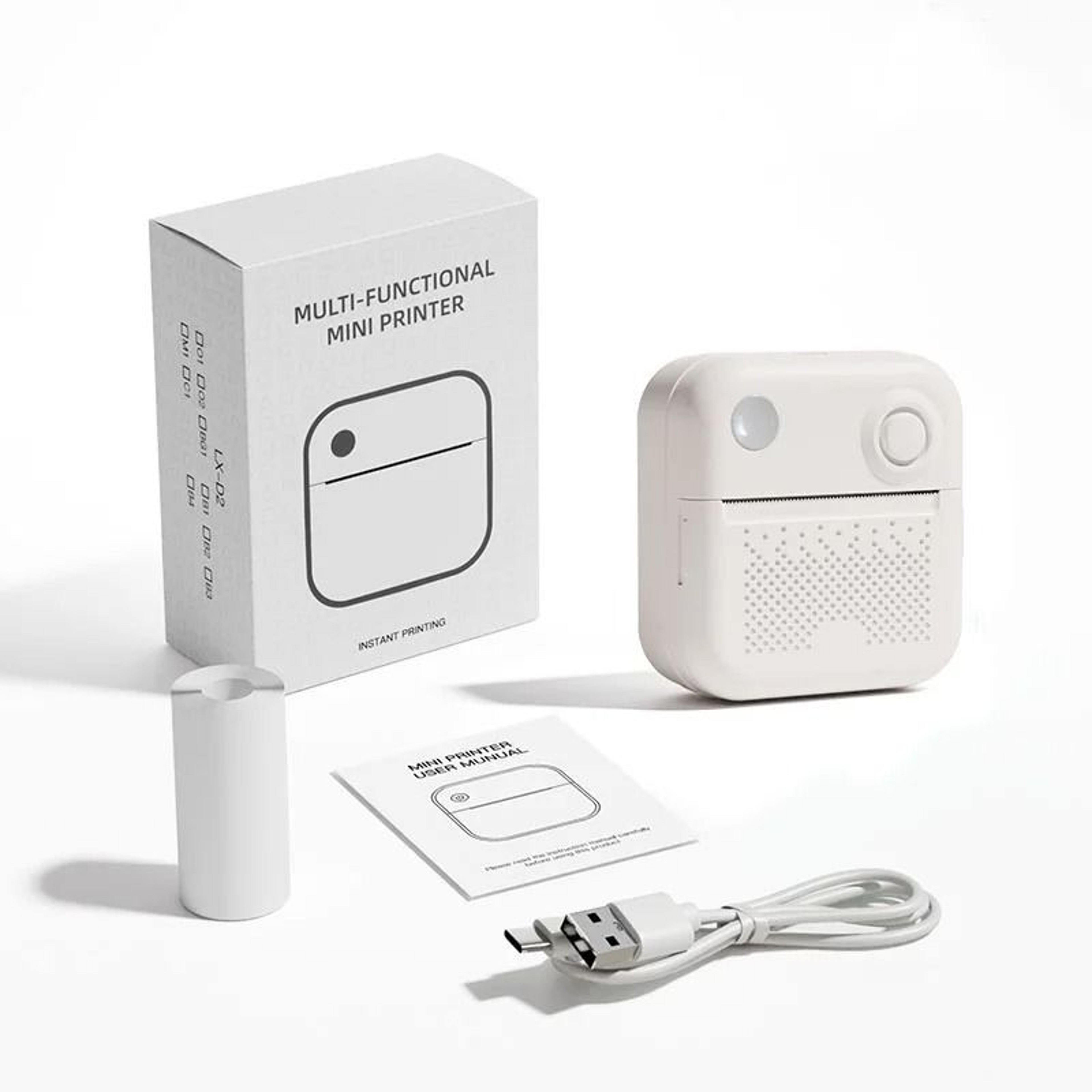 Dolewa D3 Portable Mini Thermal Pocket Printer Wireless Photo  Sticker Maker 8
