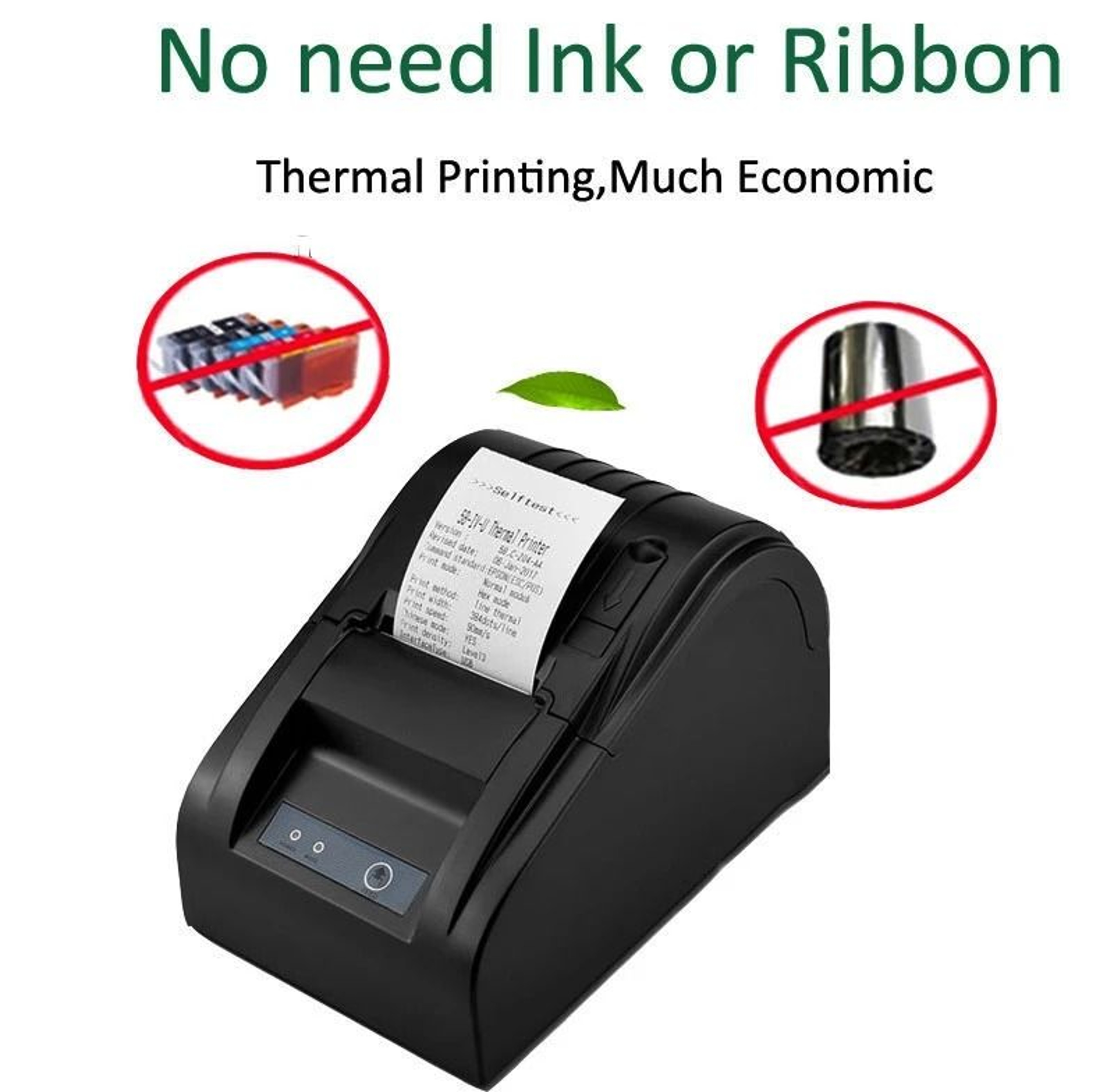 NETUM NT5890T 58mm USB RS232 Thermal Receipt Printer POS Bill Machine For Supermarket  Restaurant 3