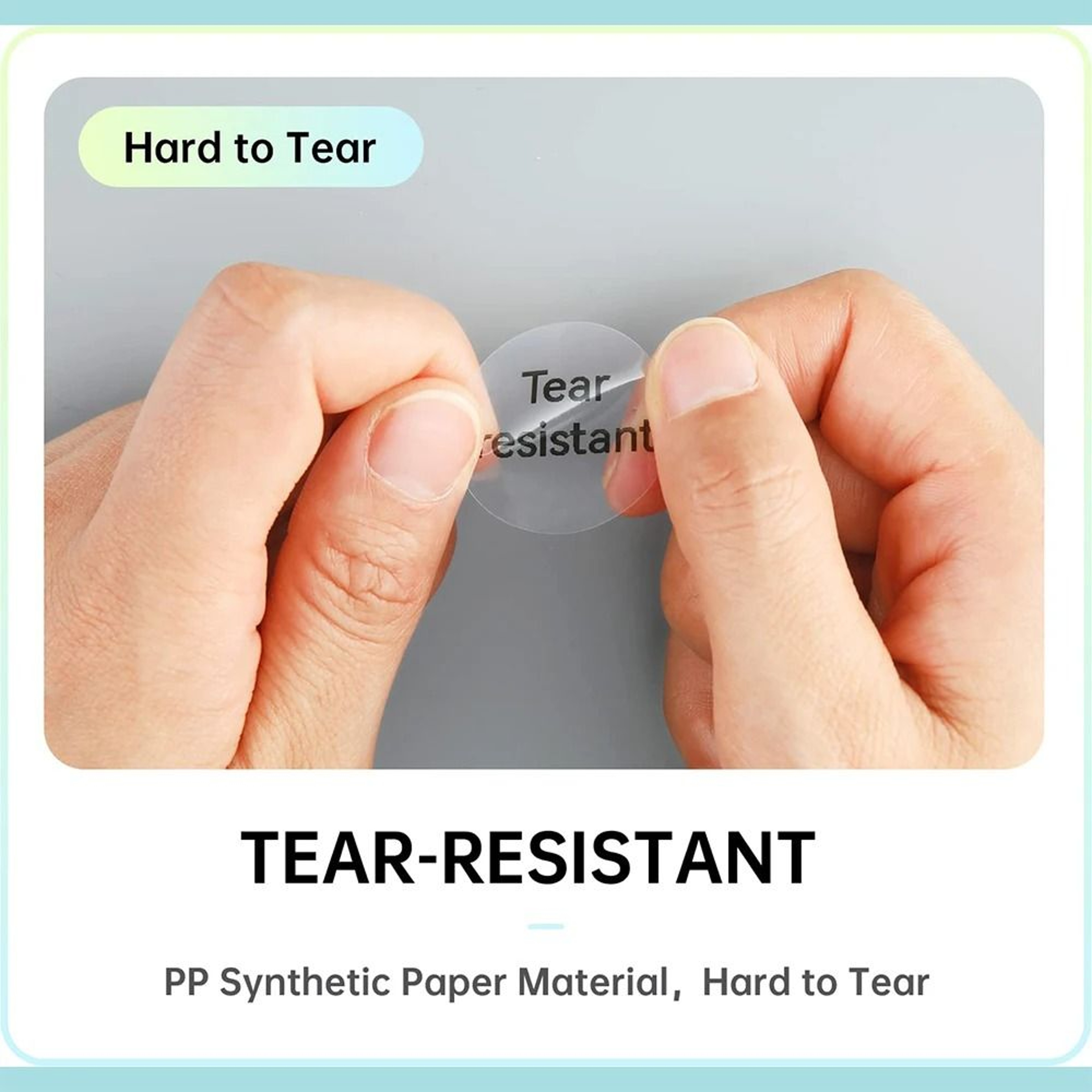 NIIMBOT Transparent SelfAdhesive Thermal Label Paper Clear Round Stickers For B1  B21 Printers 2