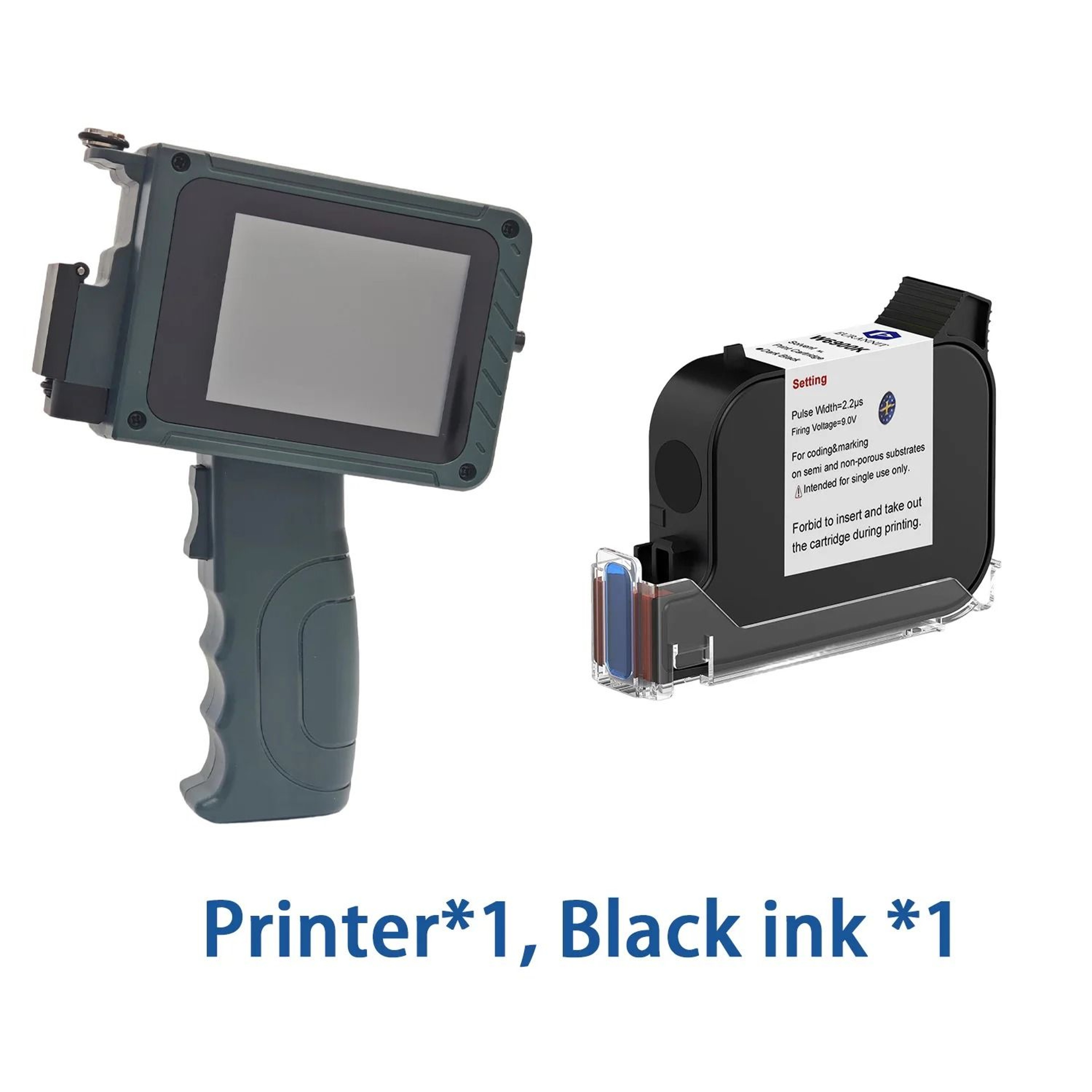 EURANNIT EC15 127mm Handheld Inkjet Printer Date  Barcode Coding Machine 7