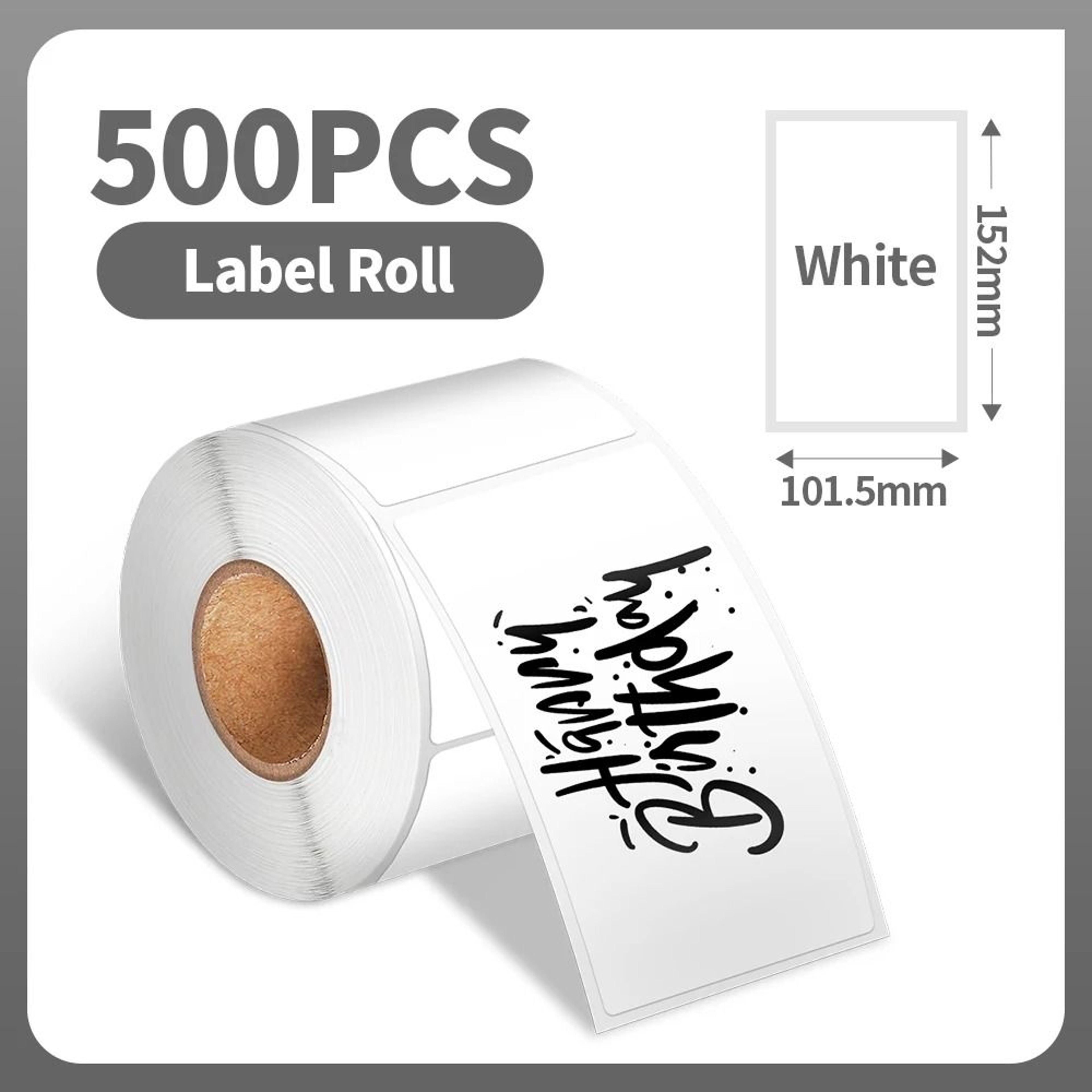 500Pack Phomemo 4x6 FanFold Thermal Shipping Labels For PM241BT 246S  D520 Thermal Printers 12