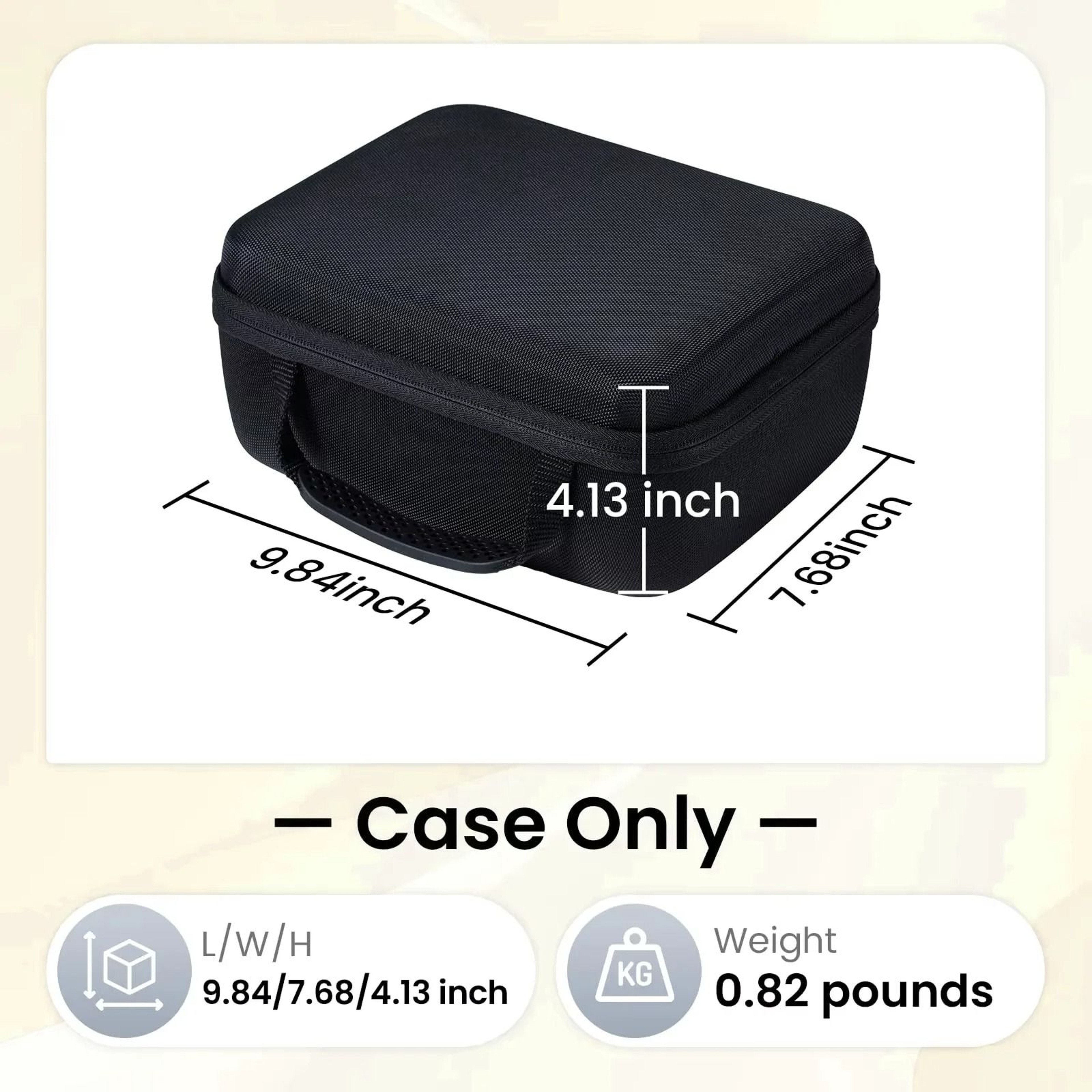 E1000PRO Keyboard Label Maker Portable Printer With Waterproof EVA Hard Protective Carrying Storage 1