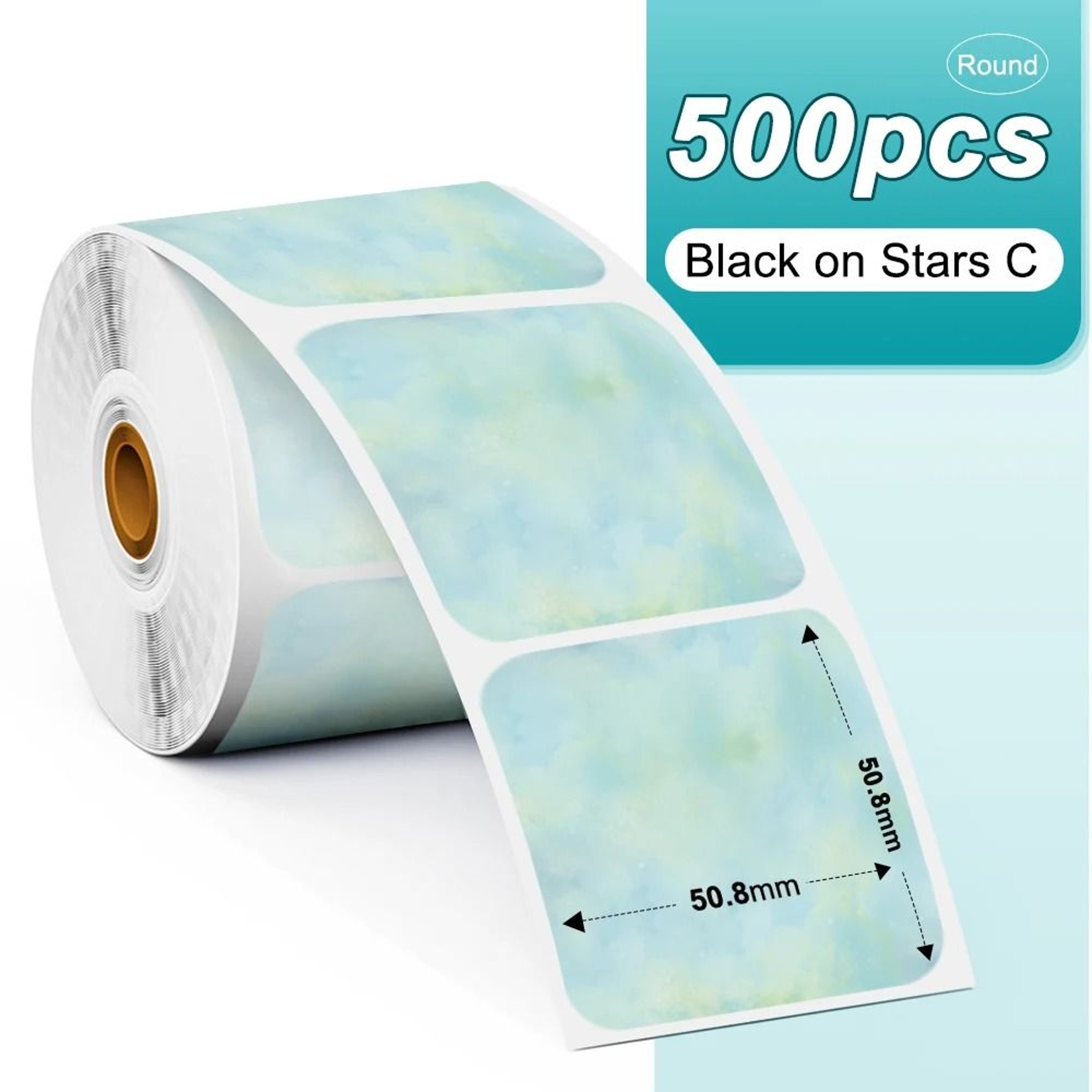 Phomemo PM241 Thermal Labels Round Square Rainbow Sticker Paper For DIY Logo Design  Address Tags 22