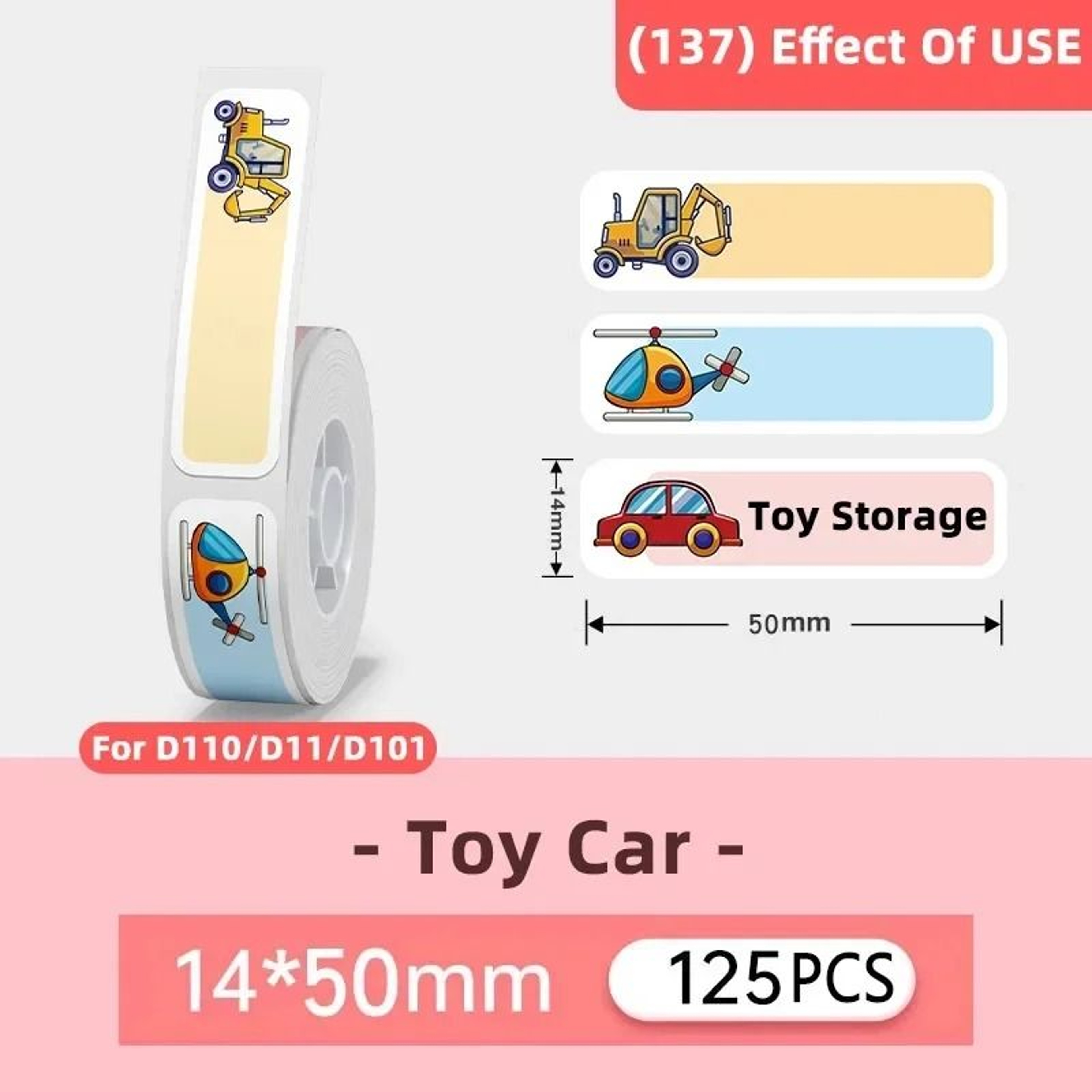 Niimbot D11 D101  D110 Thermal SelfAdhesive Waterproof Label Rolls Cable Color  Round Stickers 19