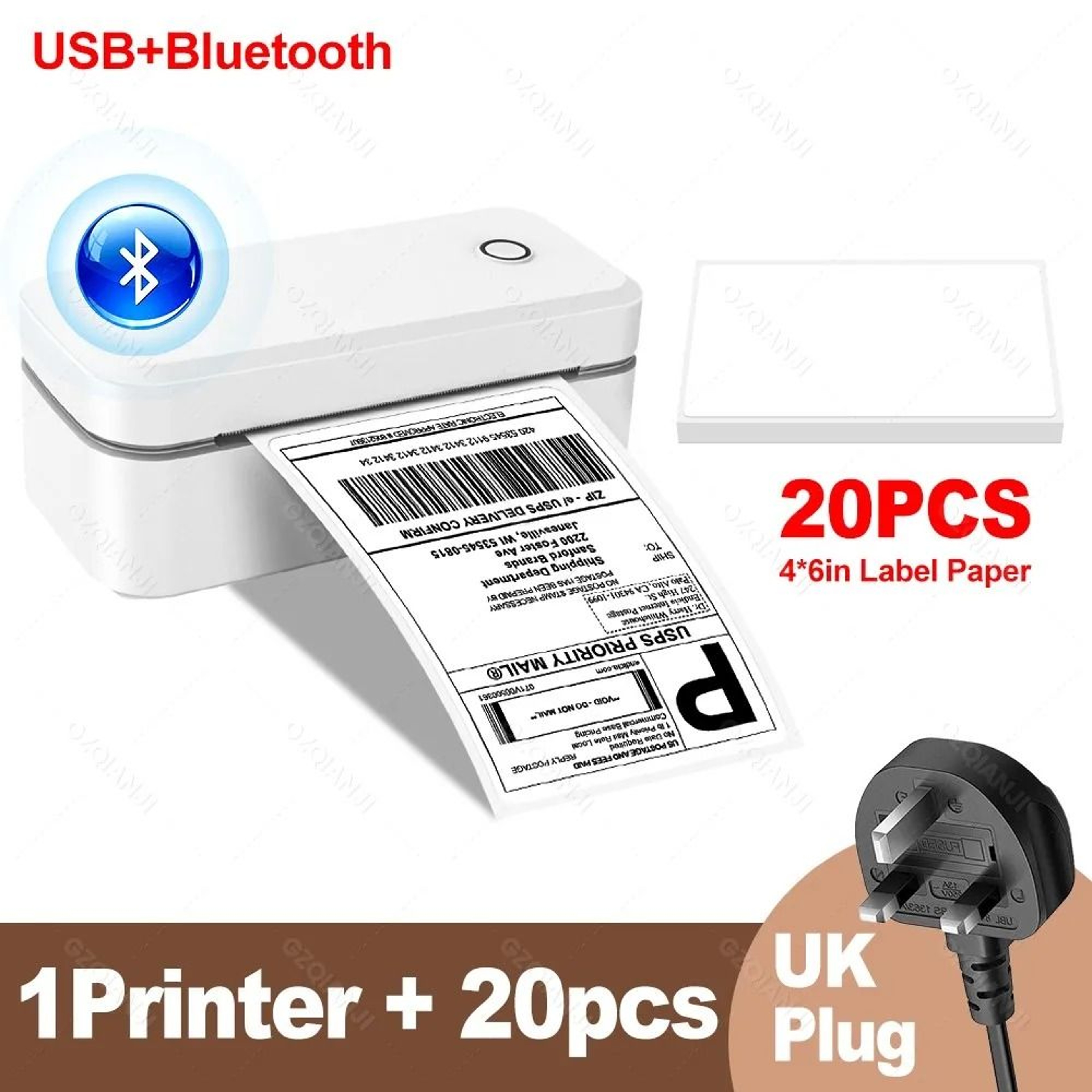 4Inch 110mm Marklife X4 Bluetooth Thermal Label Printer Wireless Shipping Express Maker For IPhone  11