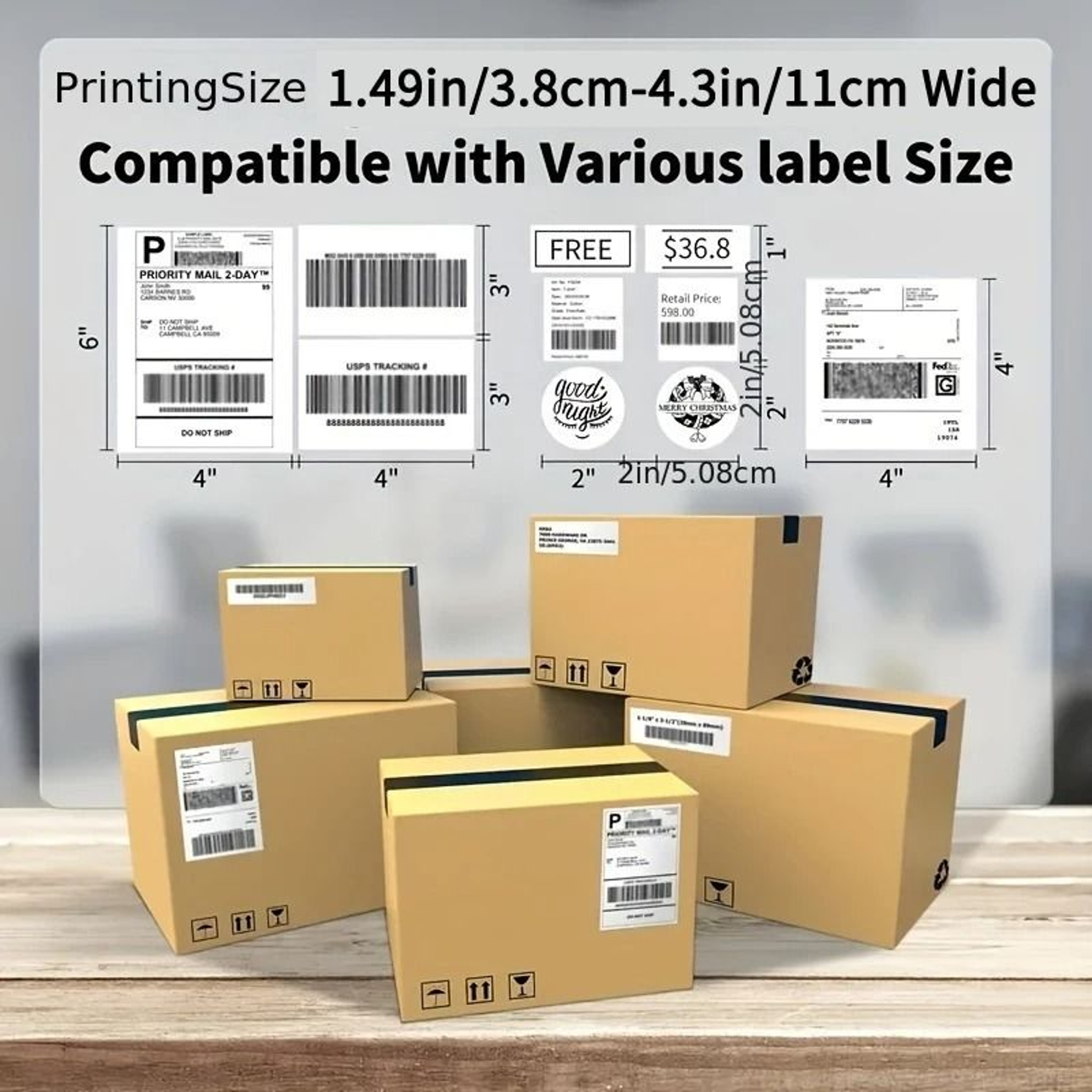 Marklife D100 Portable Bluetooth Thermal Label Printer Inkless Maker For Android IOS  Windows 4