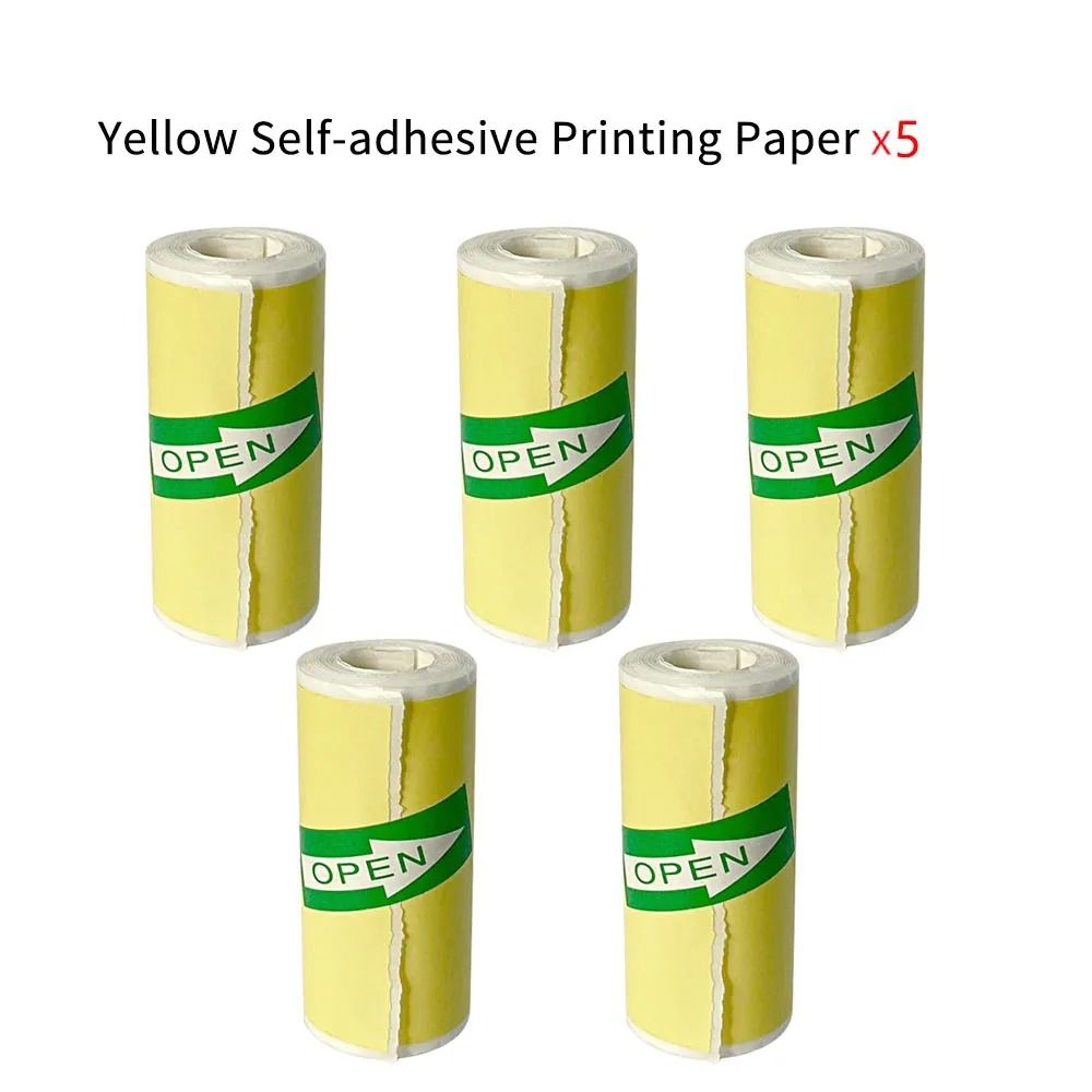 Mini Portable Thermal Paper Rolls HD 57x25mm SelfAdhesive Sticker Label Rolls For Pocket Printers 14