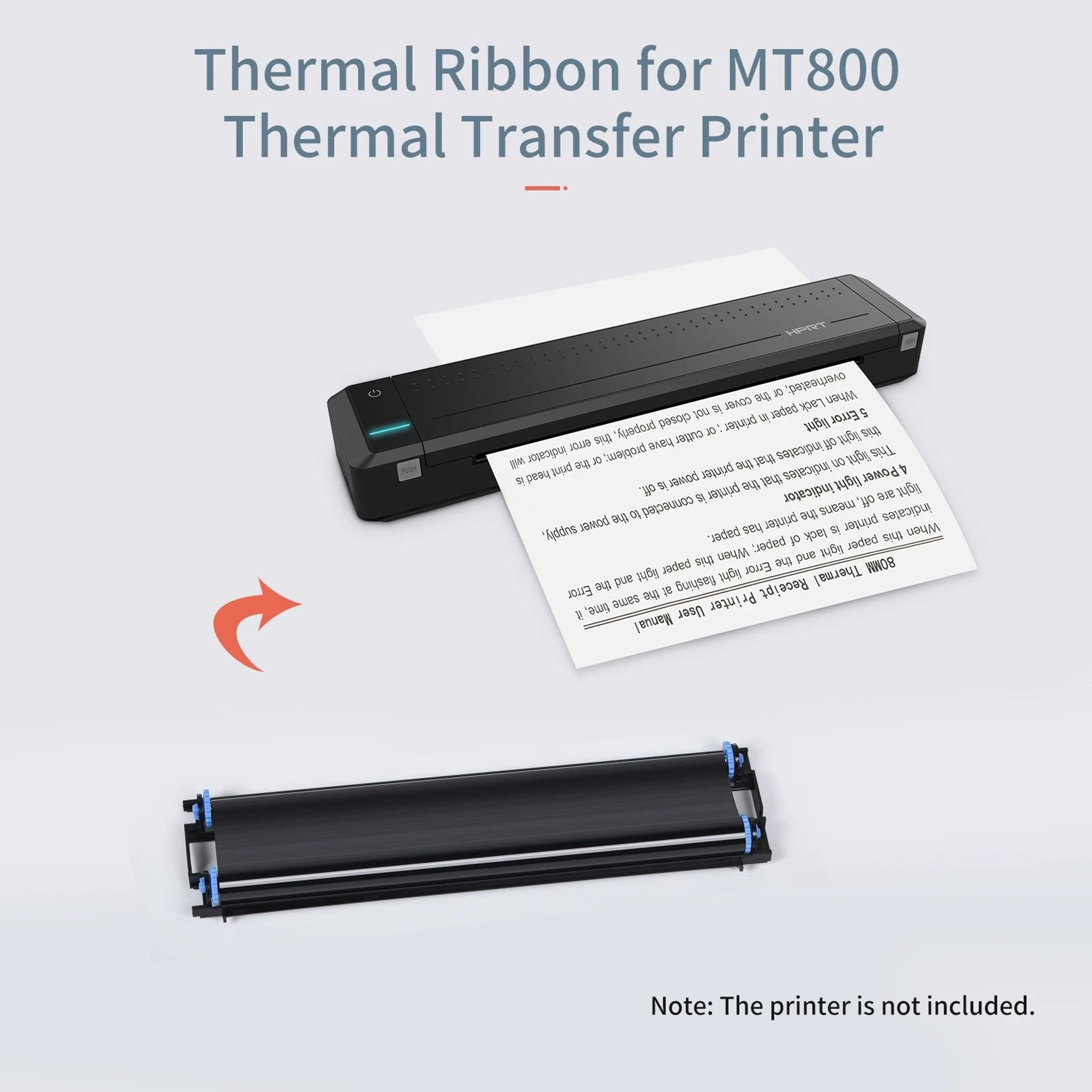 HPRT MT800 Thermal Transfer Ribbon Rolls With RFID Function 0