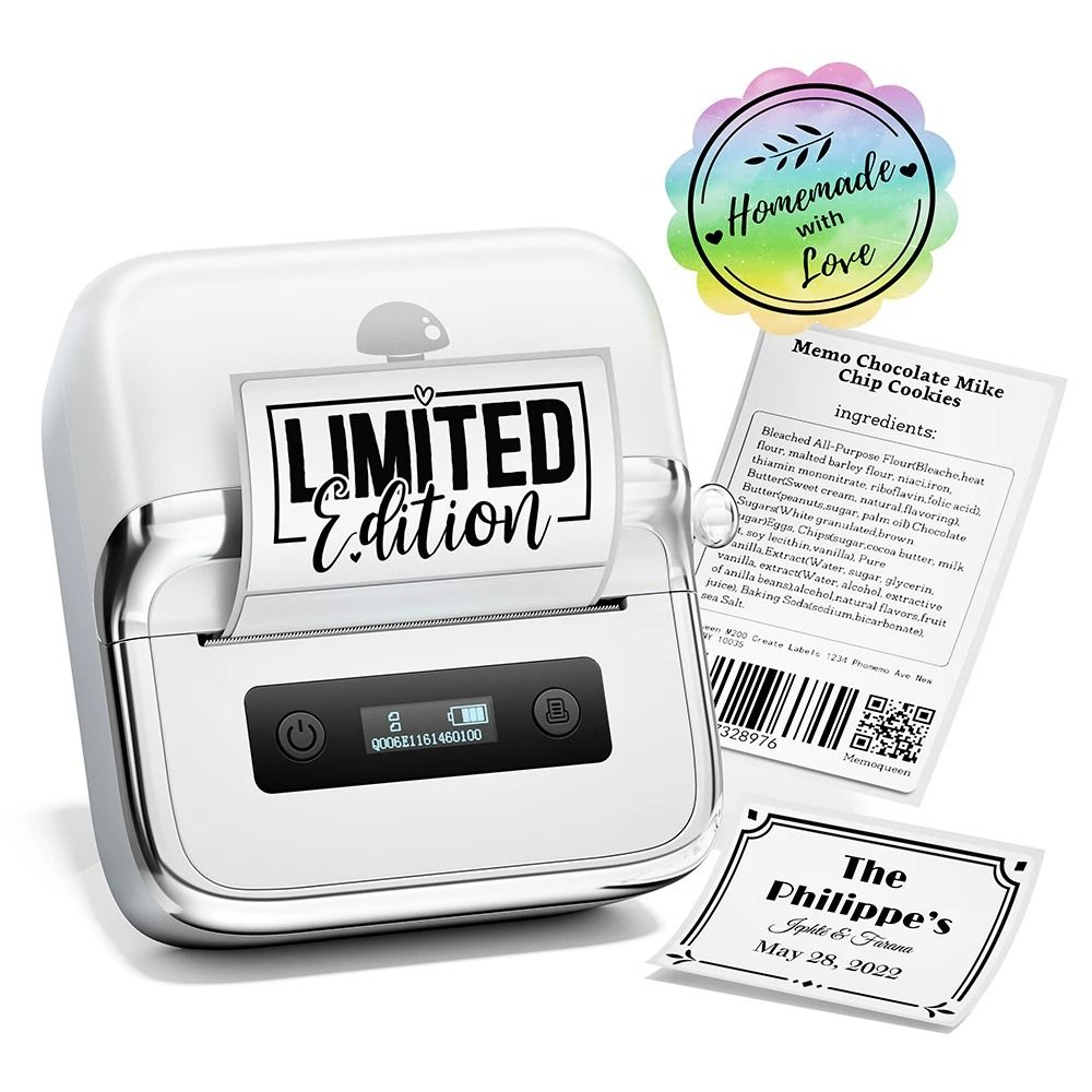 Phomemo M250 Wireless Bluetooth Thermal Label Printer For DIY Notebooks  Price Tags 8