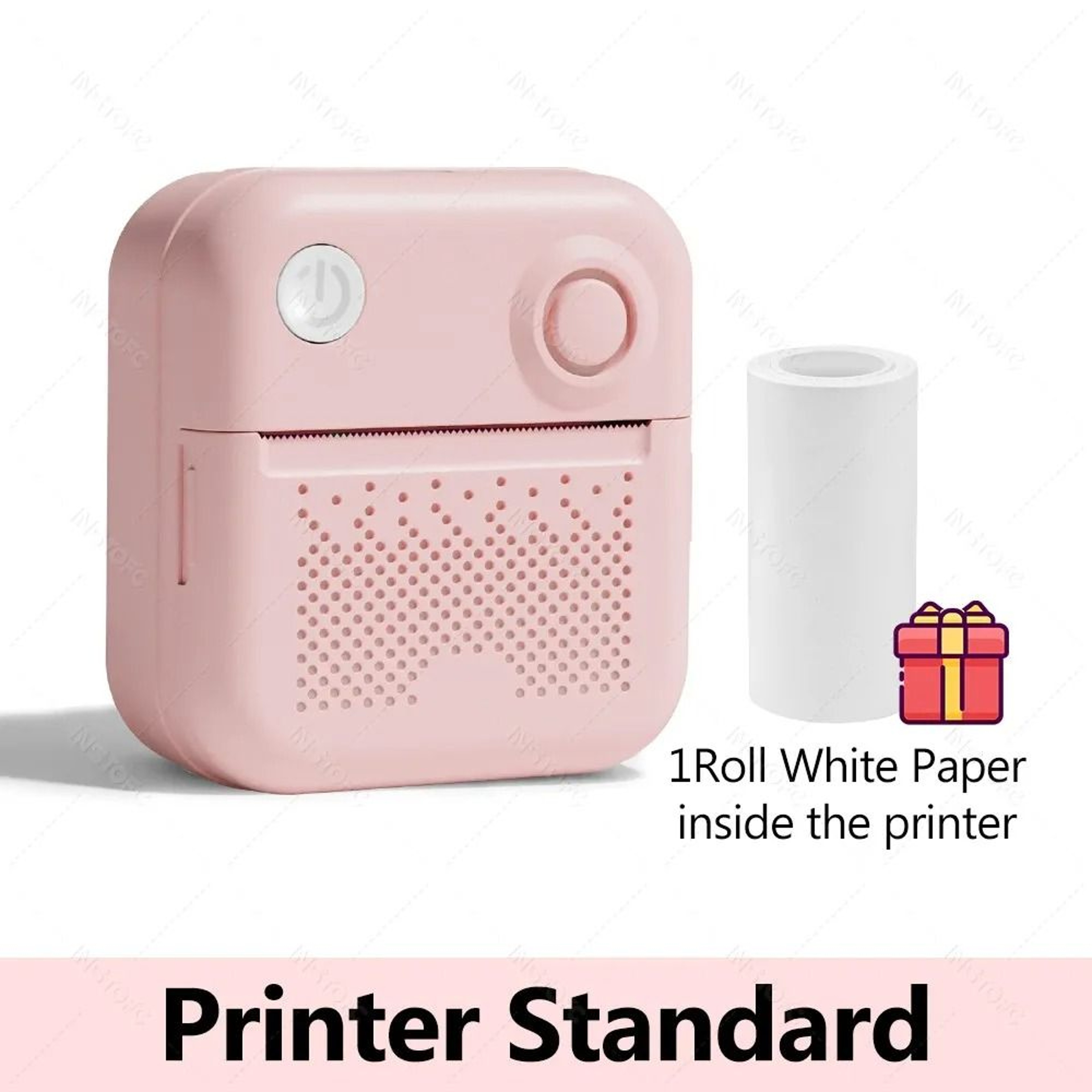 57mm Mini Thermal Pocket Printer  Wireless Bluetooth Sticker Photo Label Maker 11