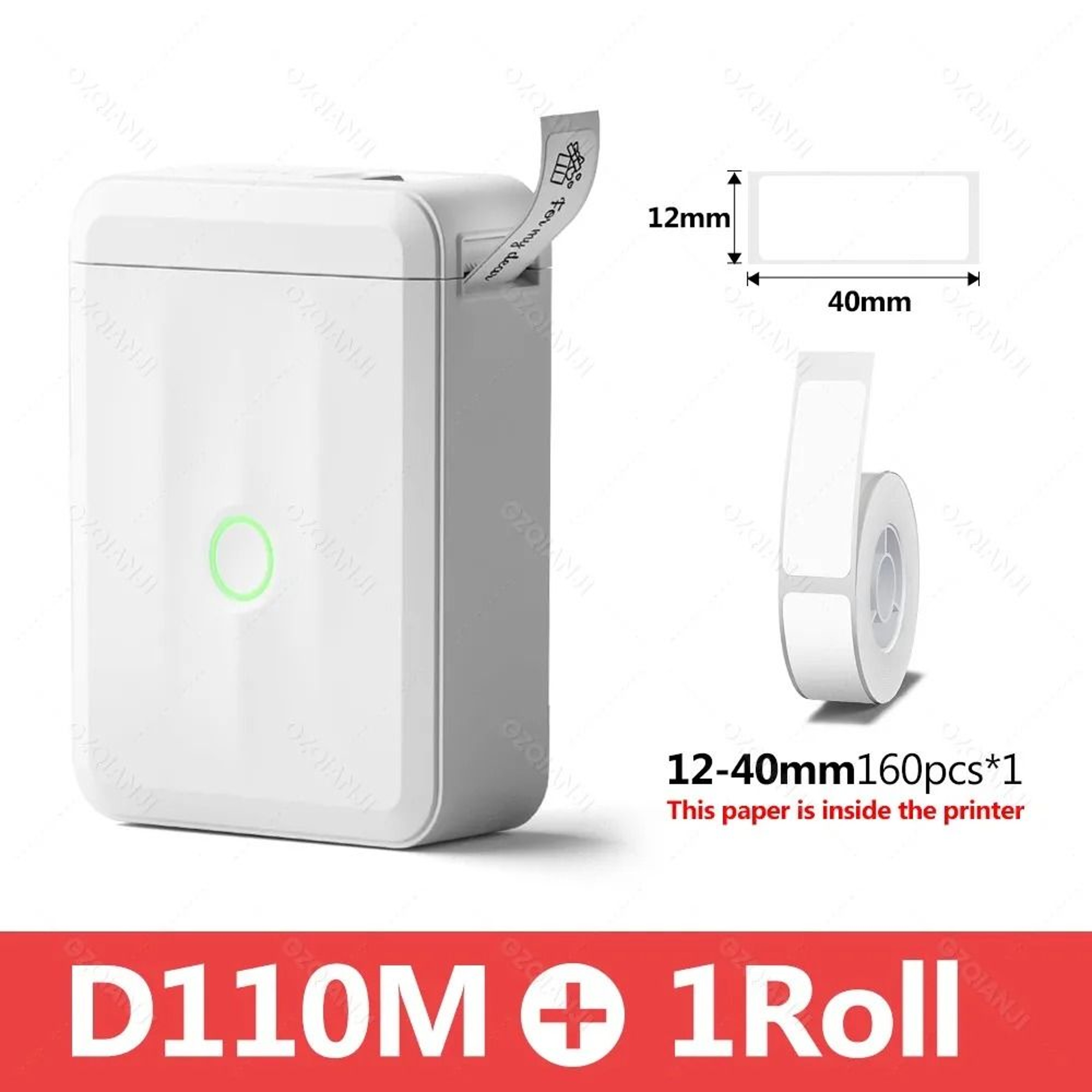 Niimbot D110 Smart Portable Label Printer Mini Pocket Bluetooth Thermal Sticker Maker 7