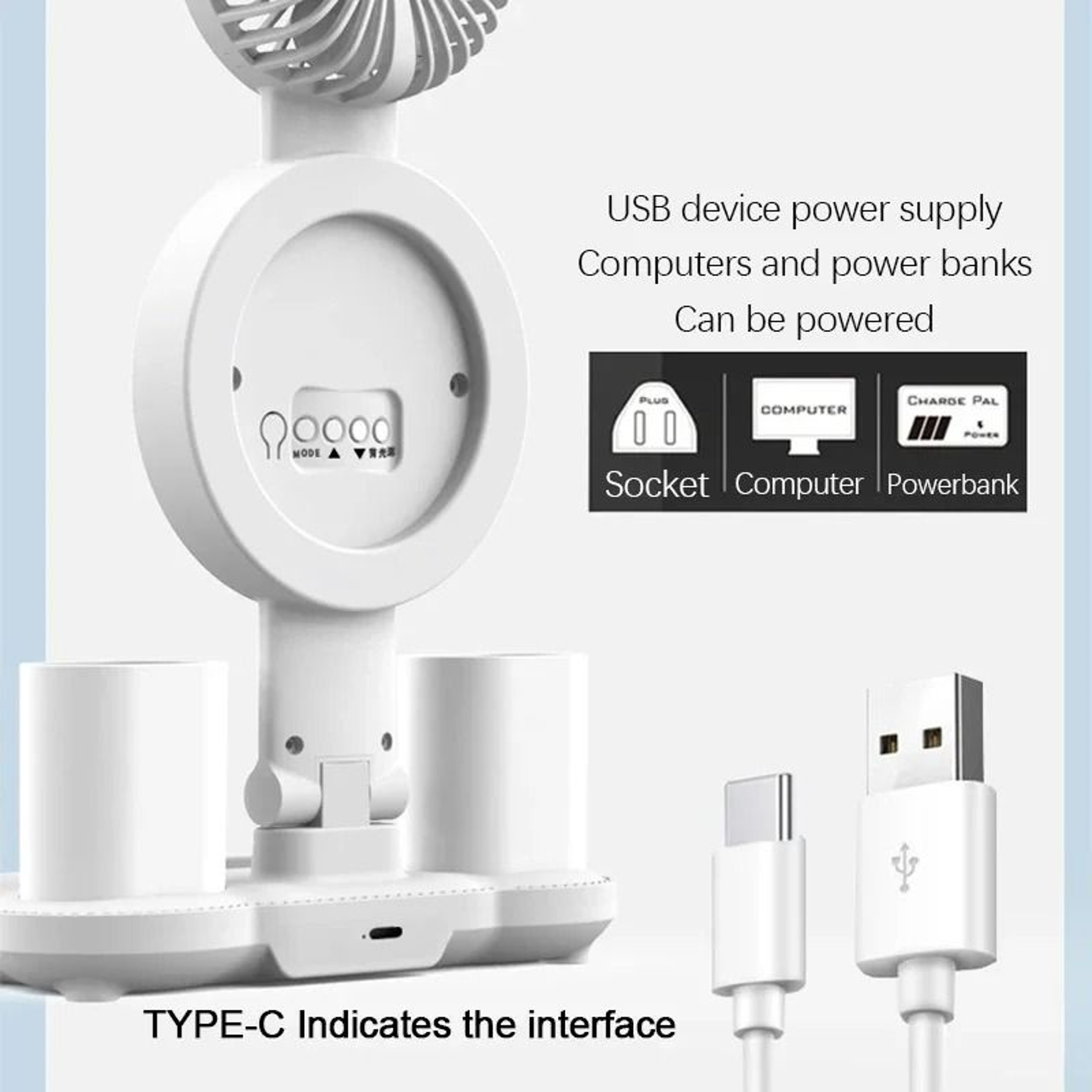 MultiFunction LED Study Desk Lamp With BuiltIn Cooling Fan  Digital Clock Display 5