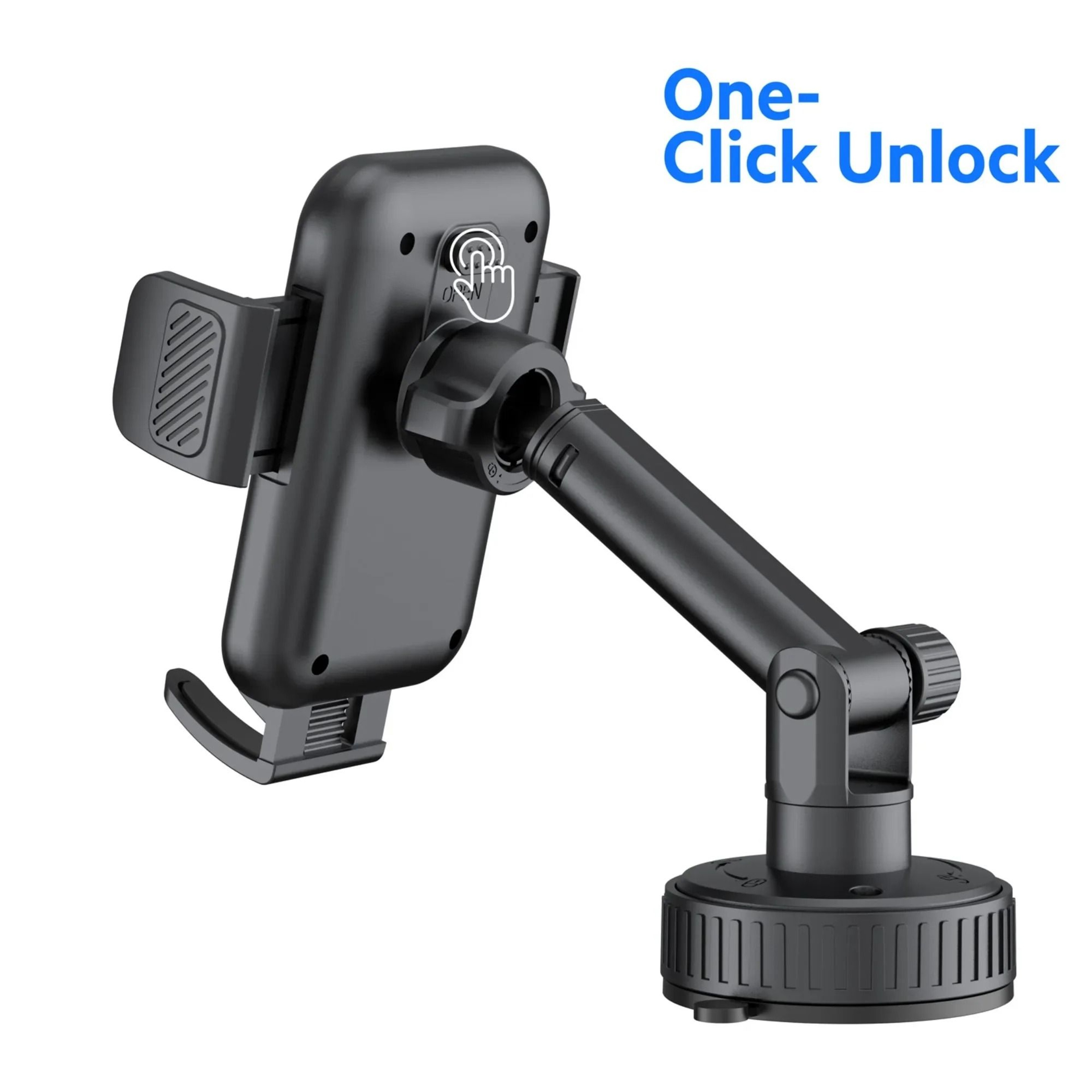 Mechanical Clamping Universal Car Phone Mount  Telescopic Long Arm Suction Cup Windshield  Dashboar 1