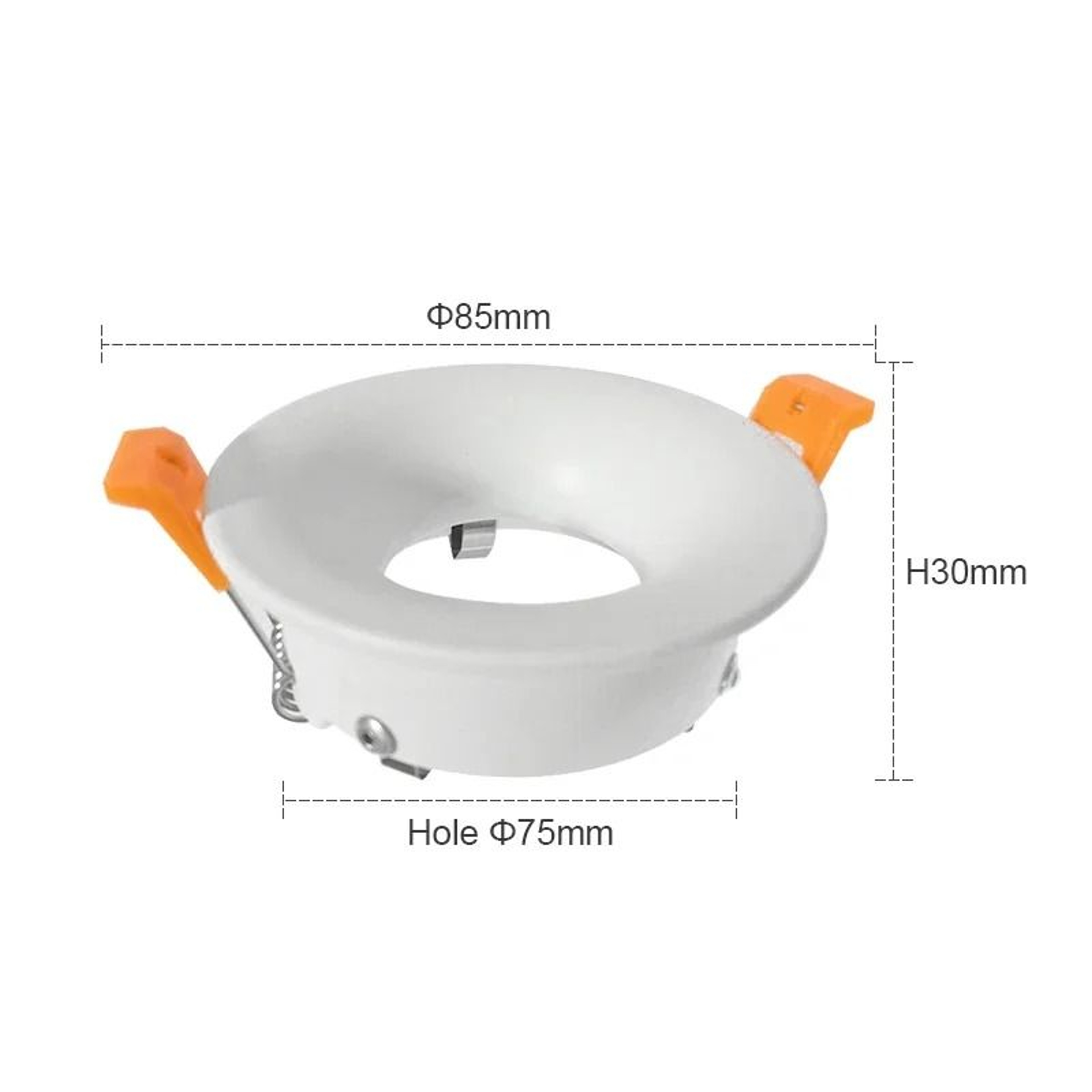 AntiGlare Recessed GU10 MR16 Spotlight Frame  Aluminum Embedded Ceiling Downlight 7