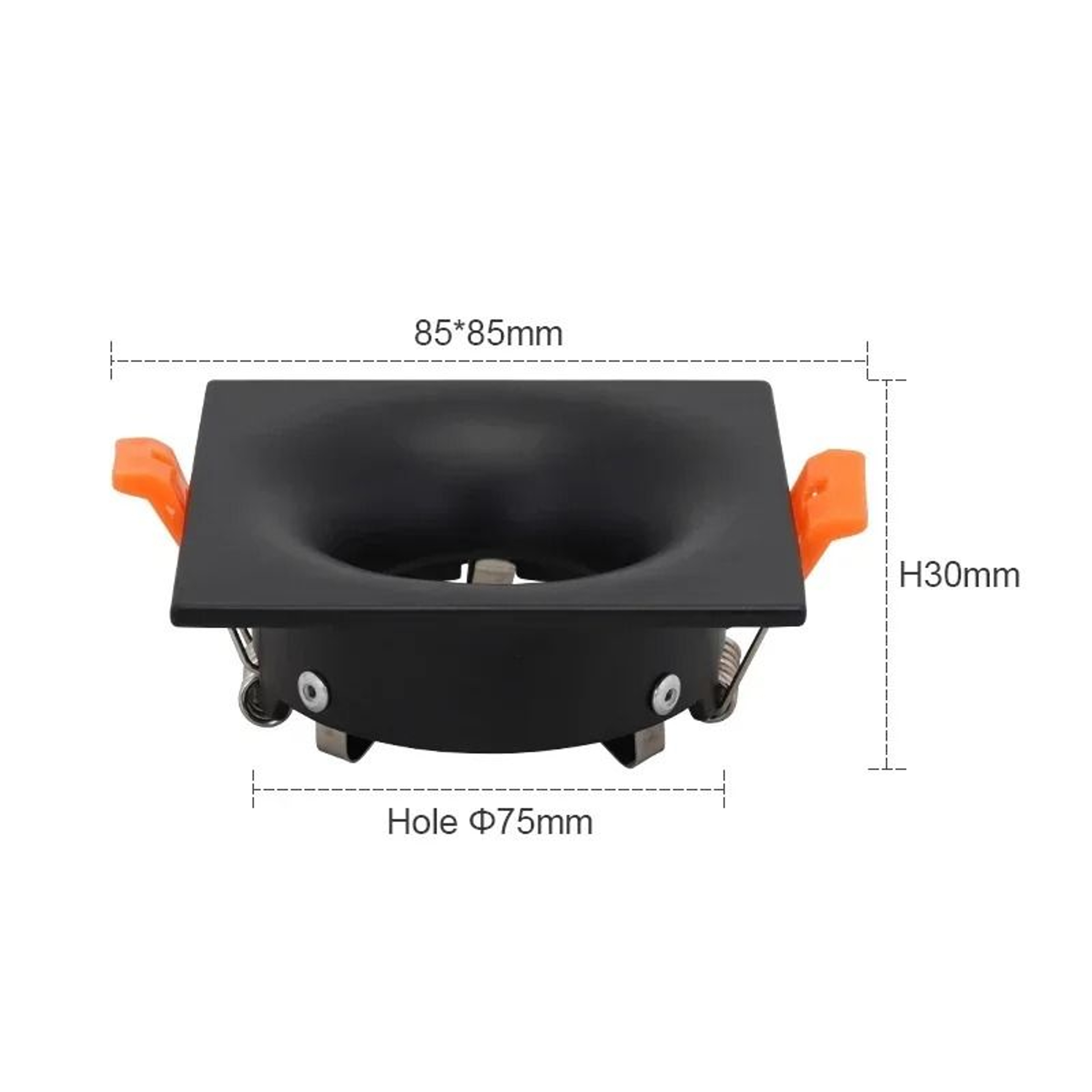 AntiGlare Recessed GU10 MR16 Spotlight Frame  Aluminum Embedded Ceiling Downlight 9