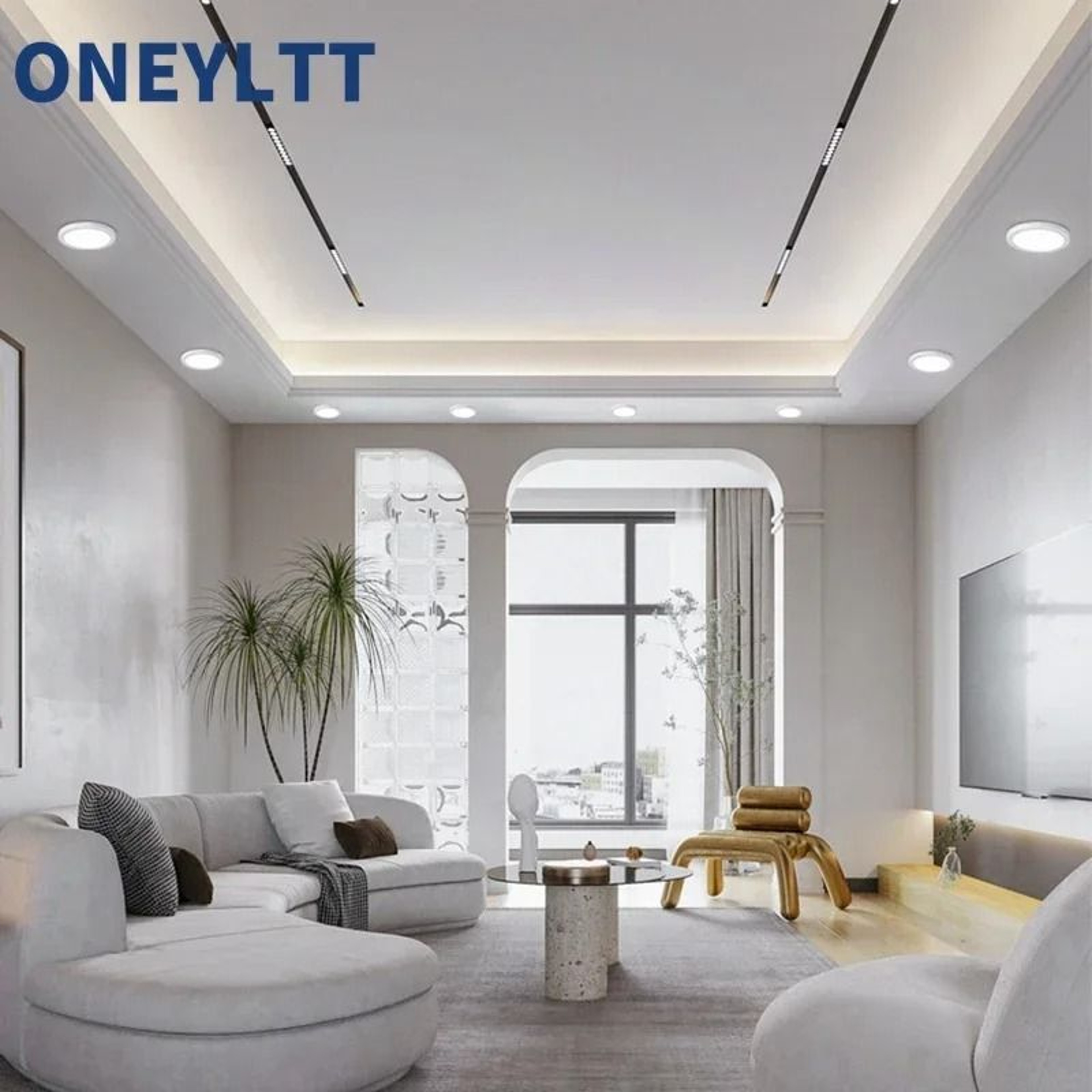 UltraThin Adjustable LED Ceiling Panel Downlight  Fit 50mm200mm Cutout Holes 4