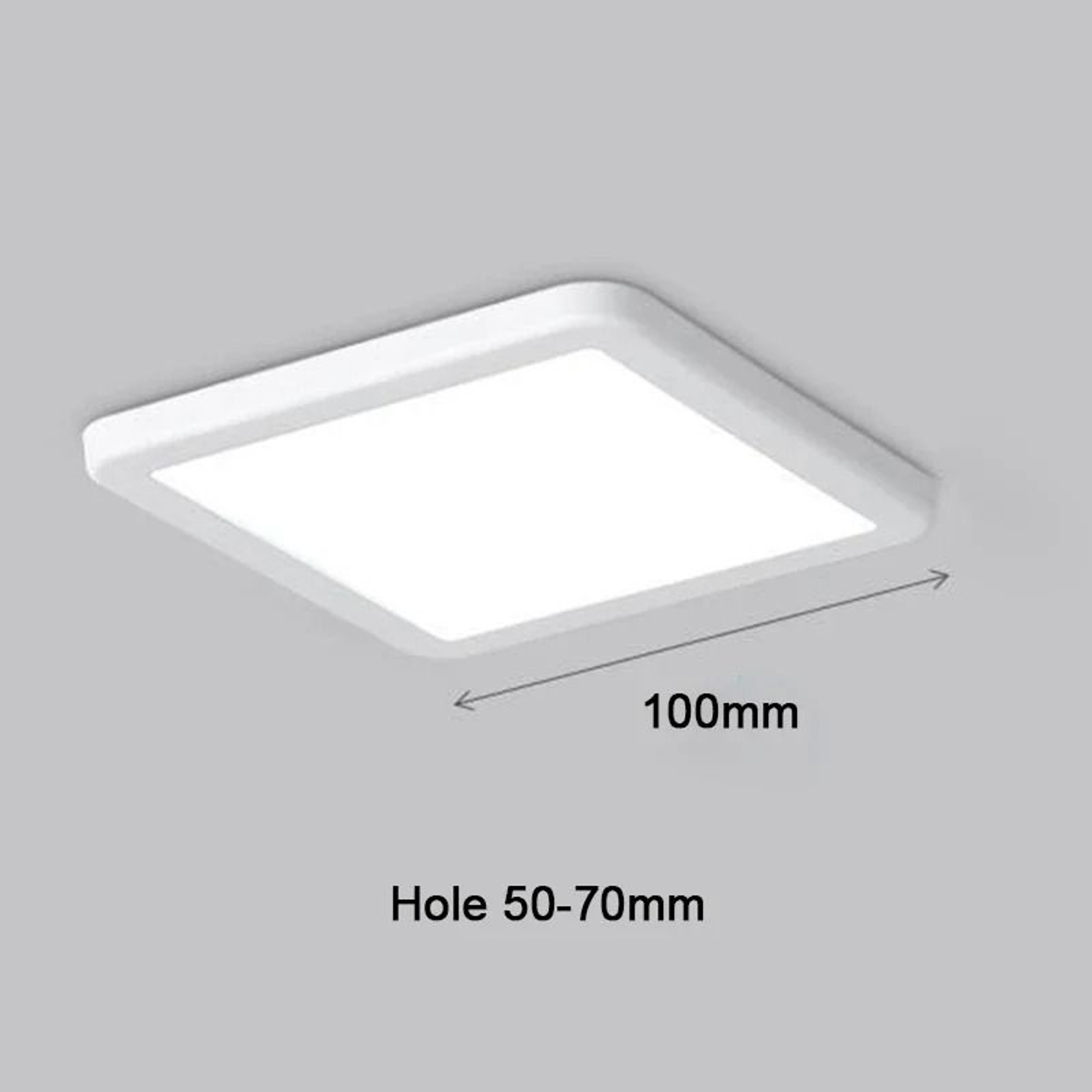 UltraThin Adjustable LED Ceiling Panel Downlight  Fit 50mm200mm Cutout Holes 11