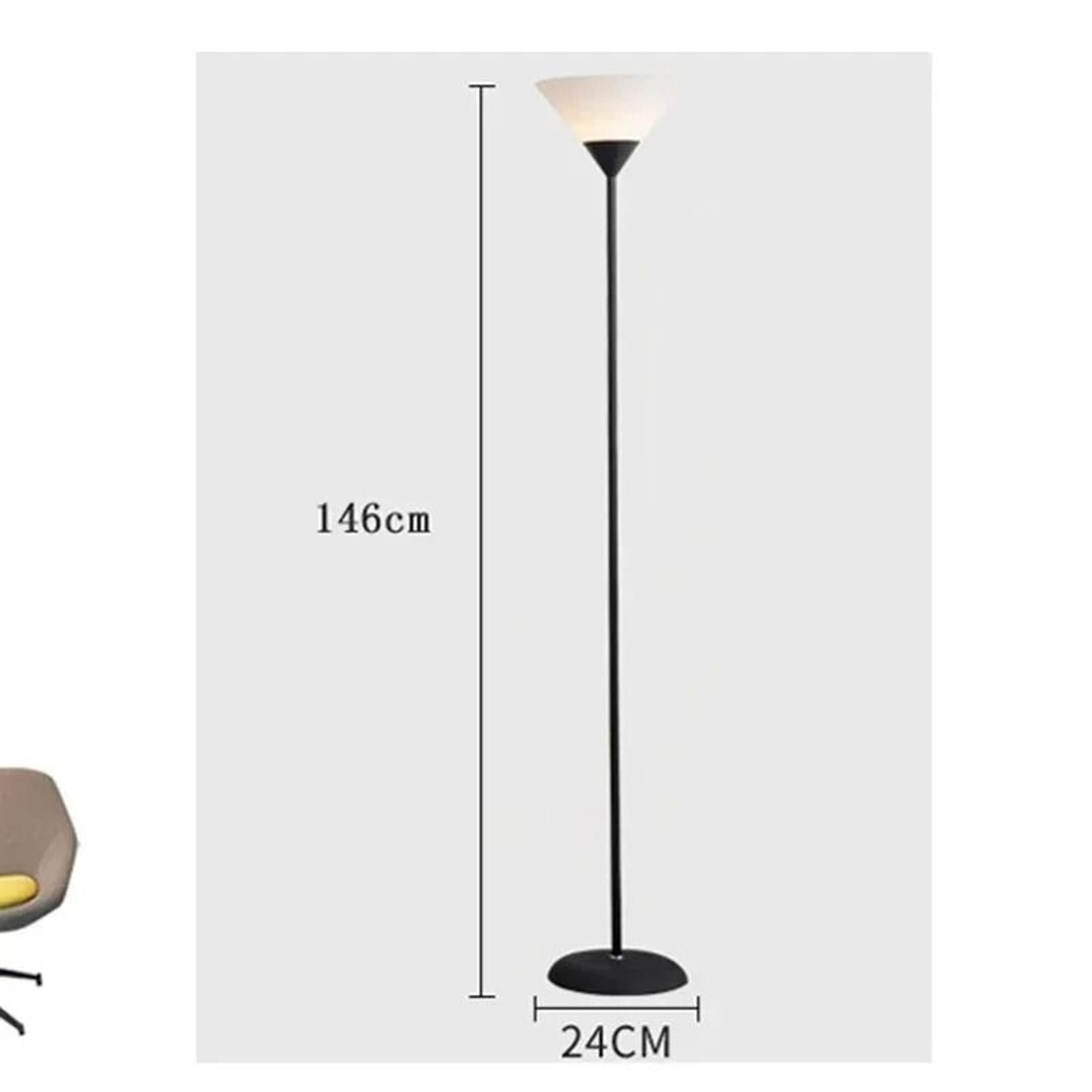 Modern Creative LED Floor Lamp  Minimalist Standing Corner Lamp For Living Room  Bedroom 5