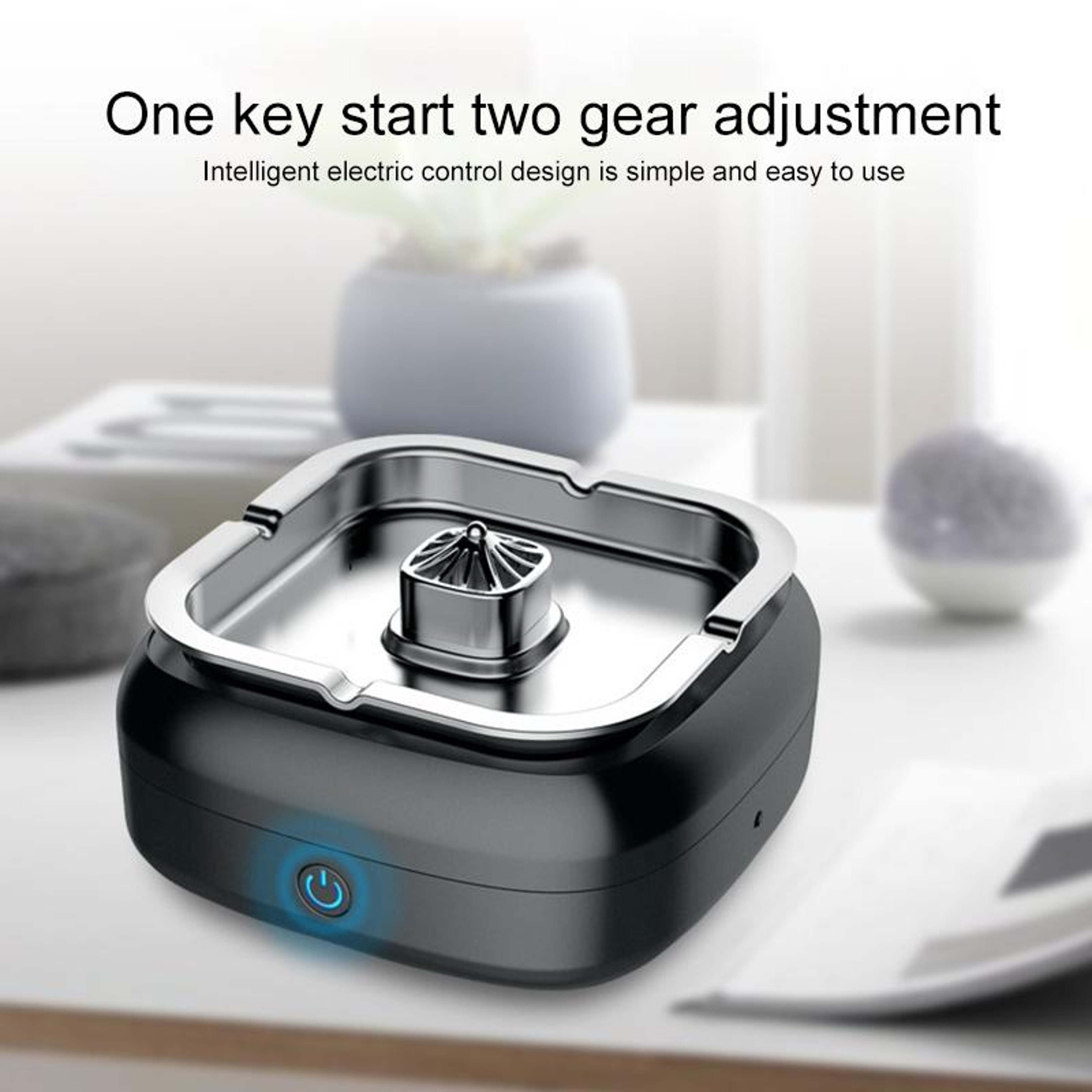 Portable Smoke Eliminator Ashtray Air Purifier with HEPA Filtration and Negative Ion Technology – view 5