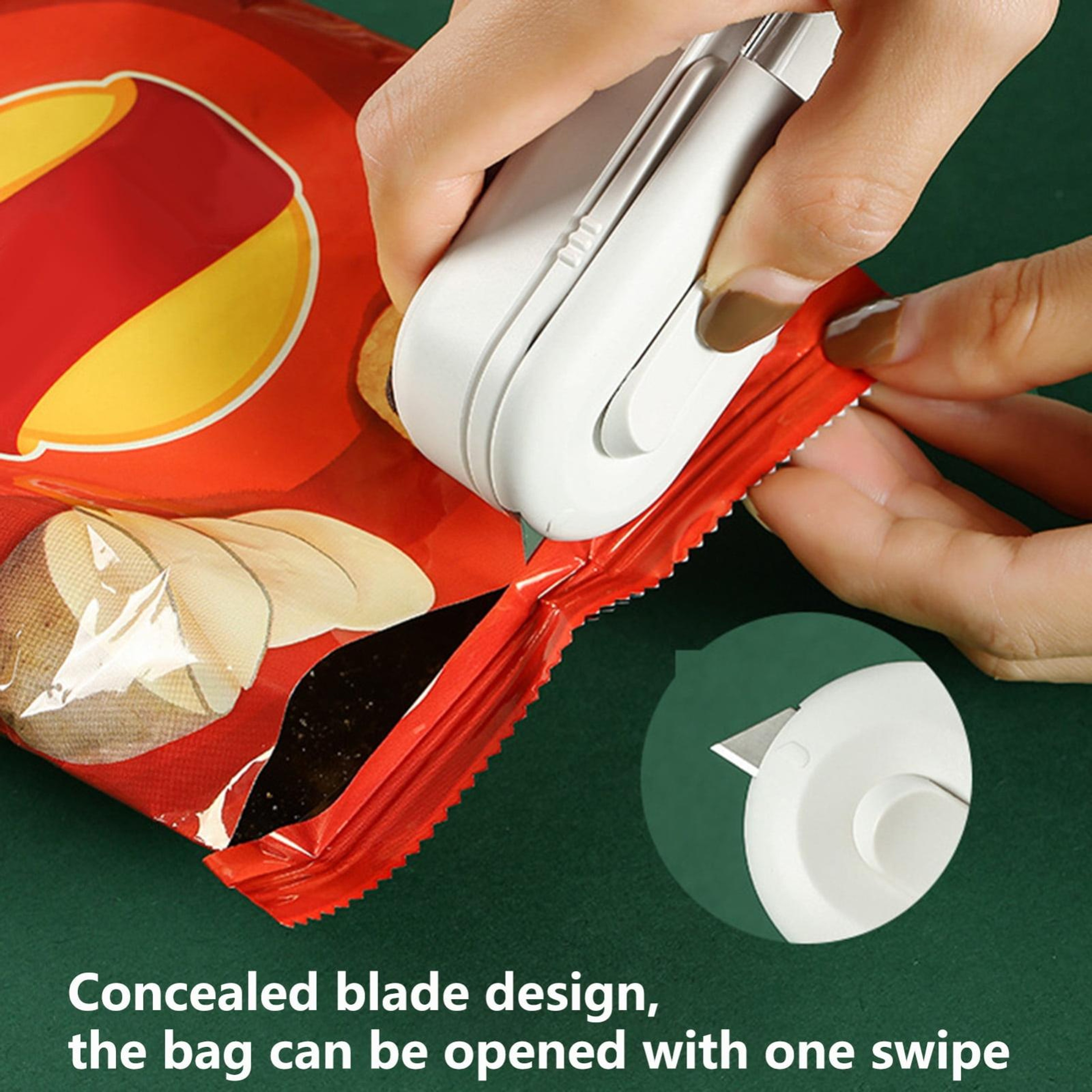 Magnetic Mini Handheld Vacuum Sealer Machine Portable Food Packaging Sealer with Cutter – view 12
