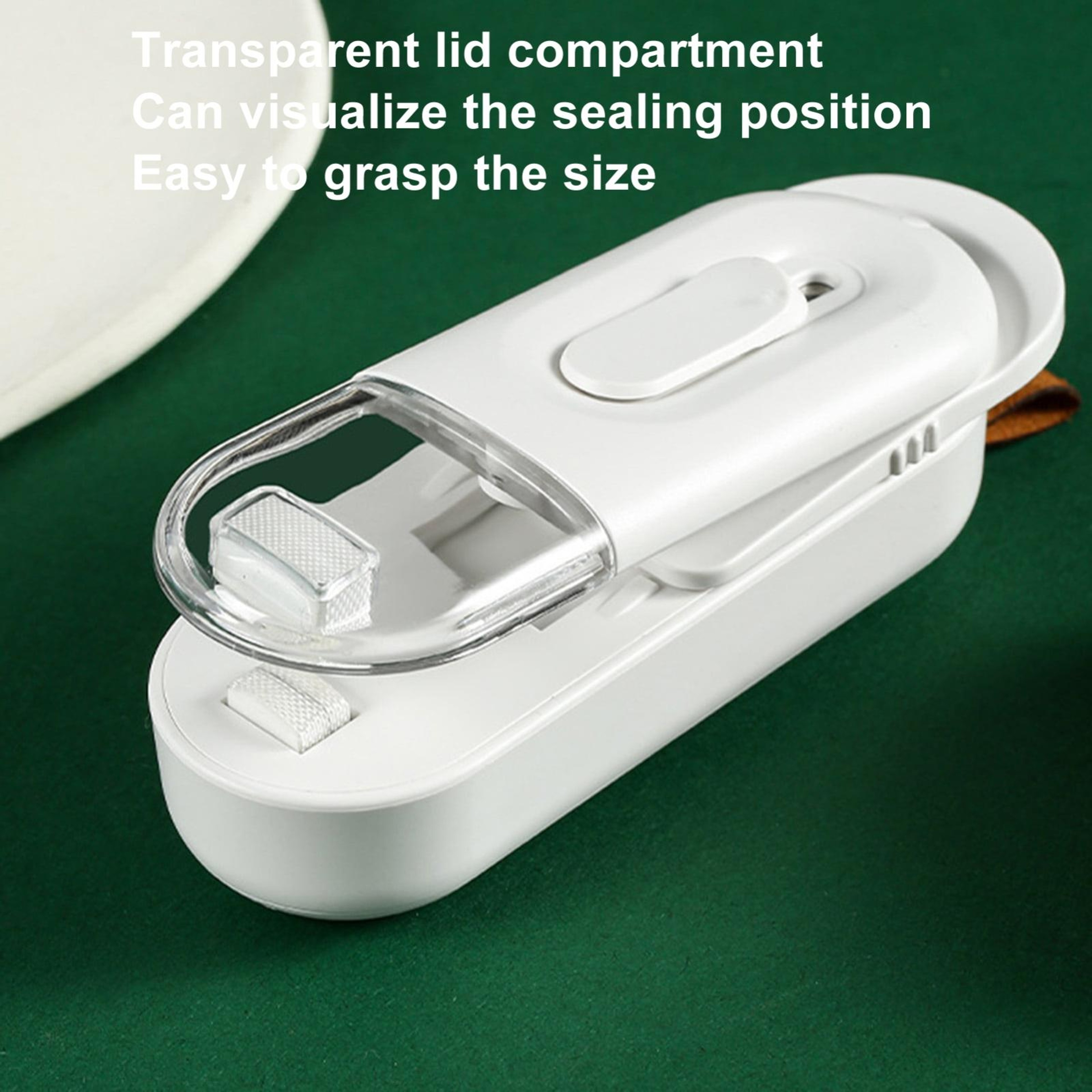 Magnetic Mini Handheld Vacuum Sealer Machine Portable Food Packaging Sealer with Cutter – view 6