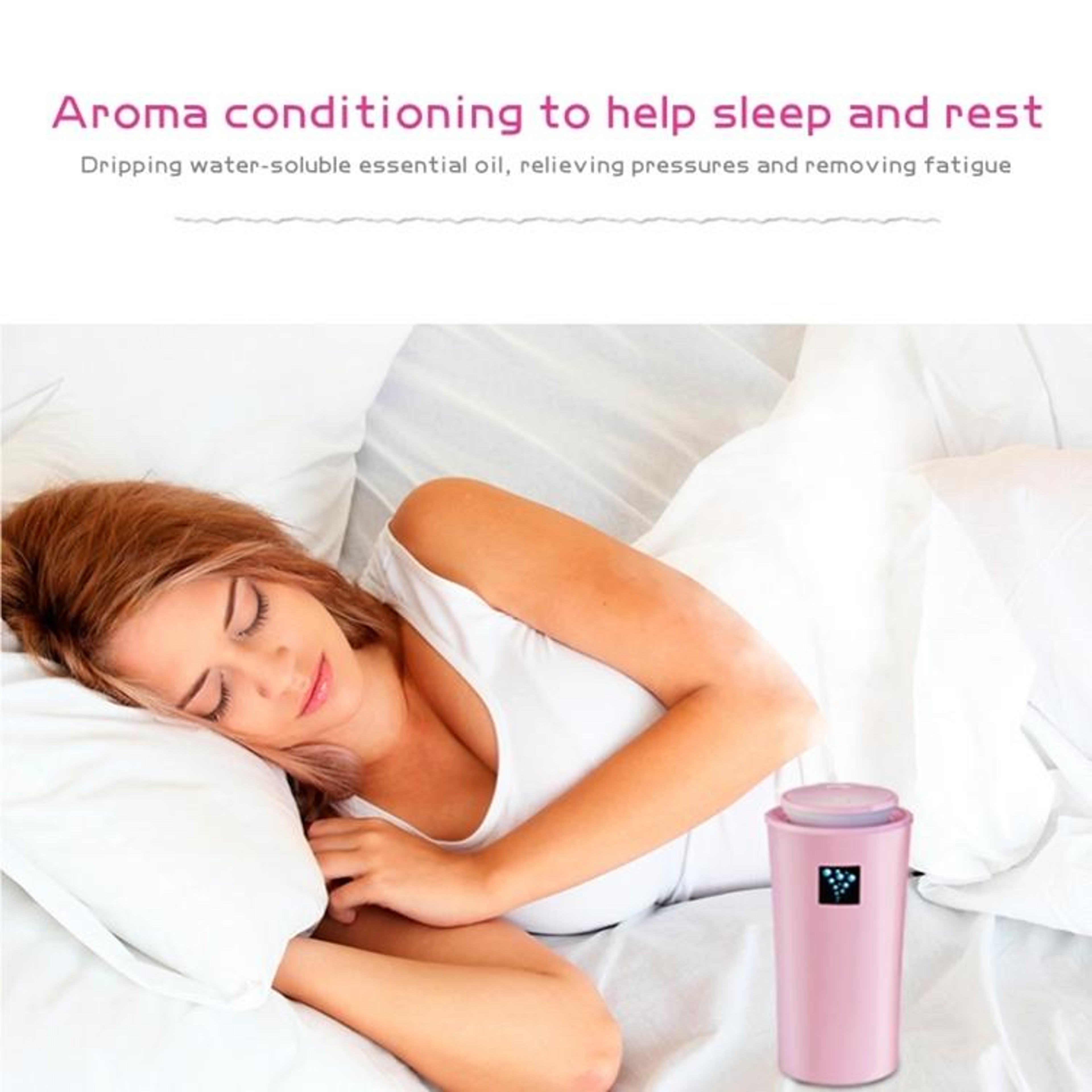 Mini Humidifier with LED Night Light 260ml Portable Air Humidifier for Home Car Desk Moisturizing Device – view 13