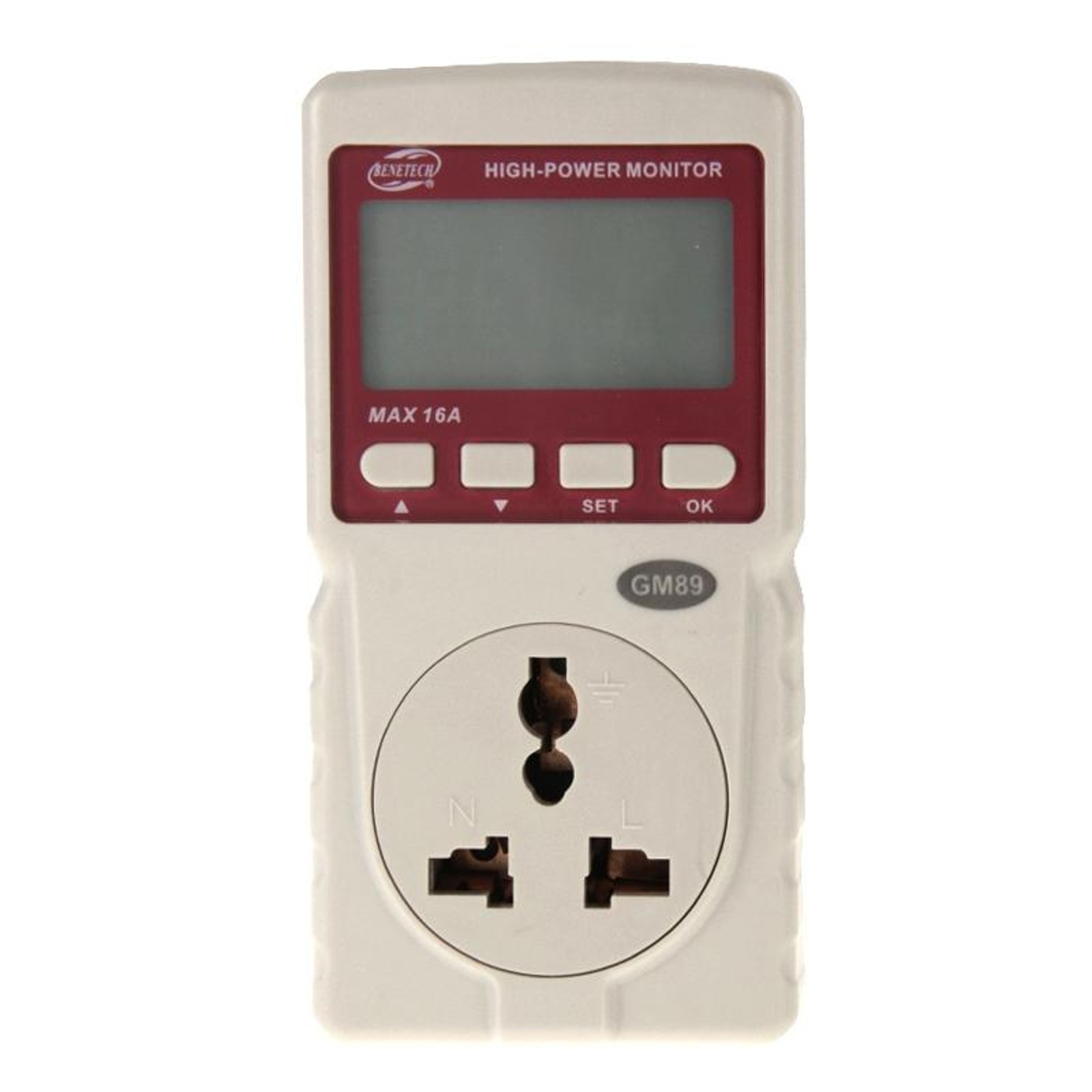 High Power Energy Consumption Monitor Plug US Power Meter For Home Electricity Usage 1