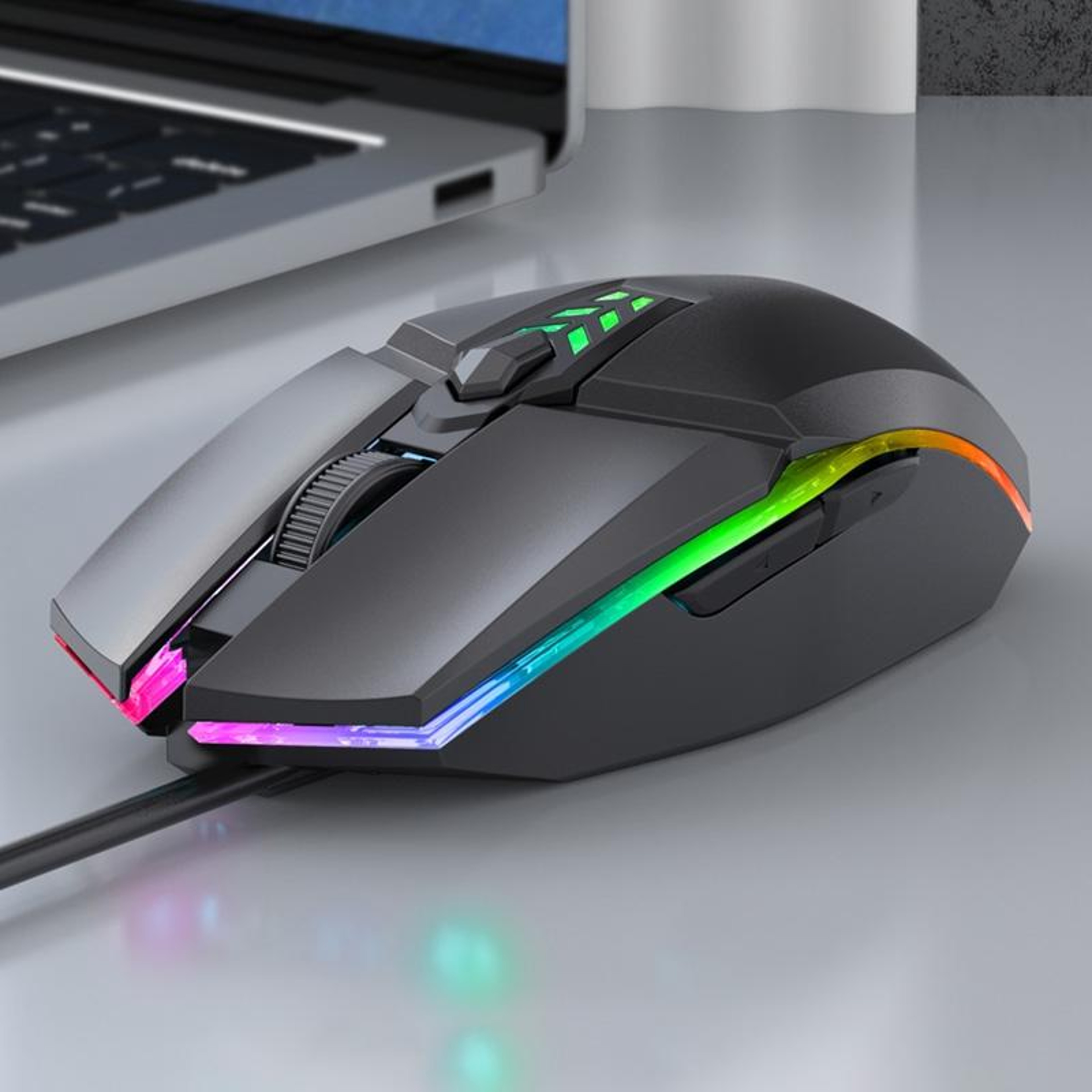 Wired Gaming Mouse Ergonomic USB Optical Mouse Adjustable DPl – view 9