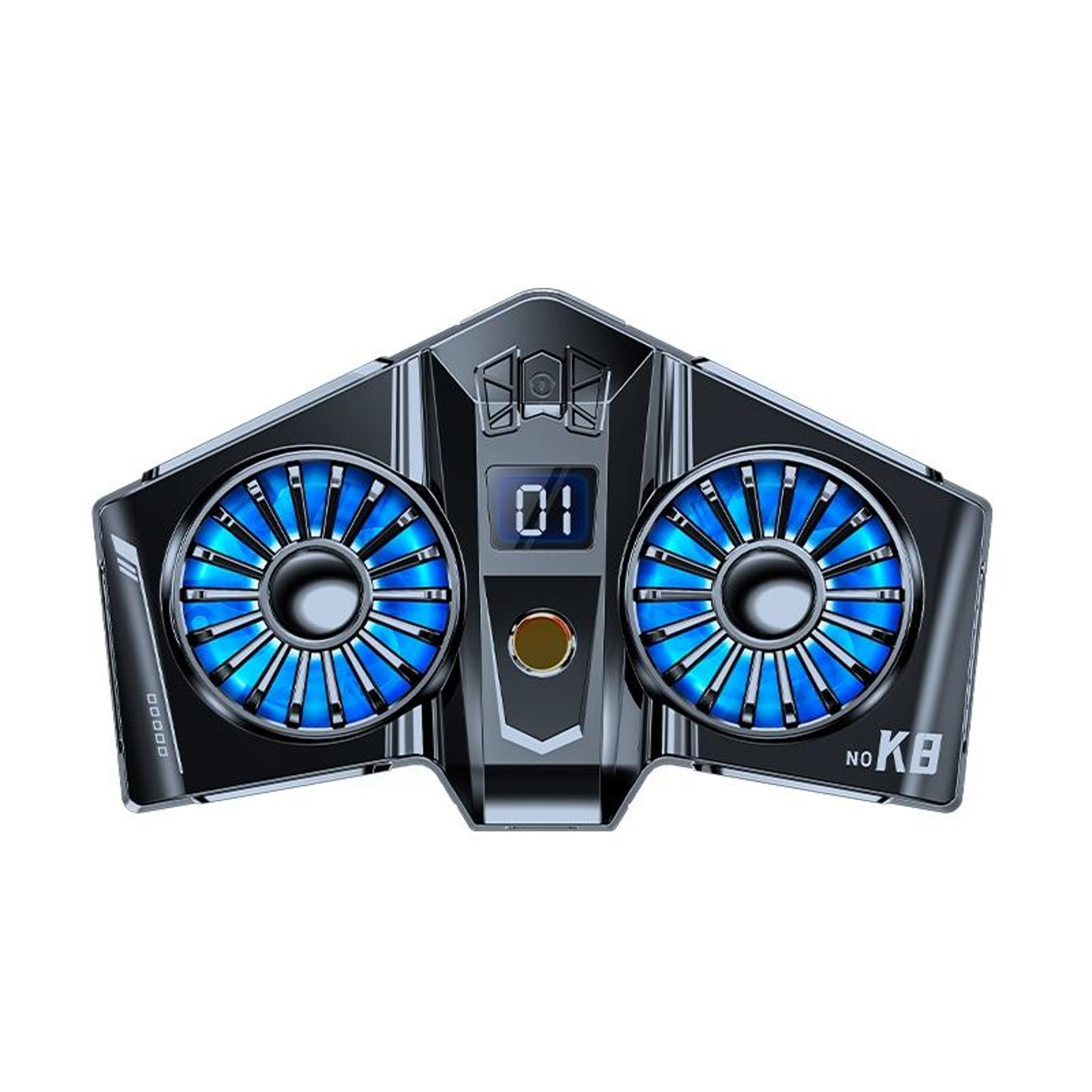 Twin Turbo Semiconductor Magnetic Tablet Cooling Fan, TEC Gaming Tablet Cooler Radiator – view 1