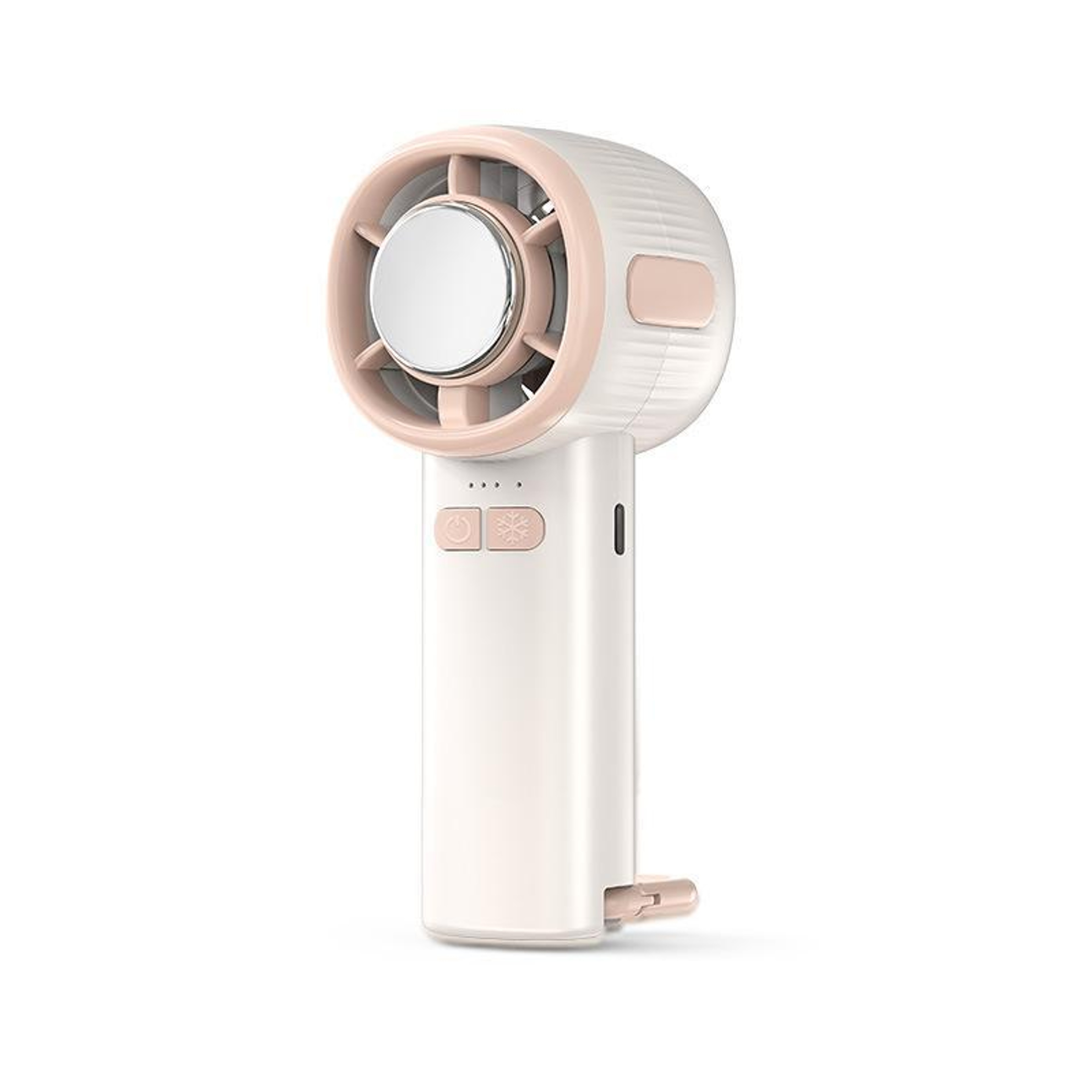 High-Speed USB Portable Semiconductor Cooling Handheld Fan, Digital Display Mini Cooling Fan – view 1