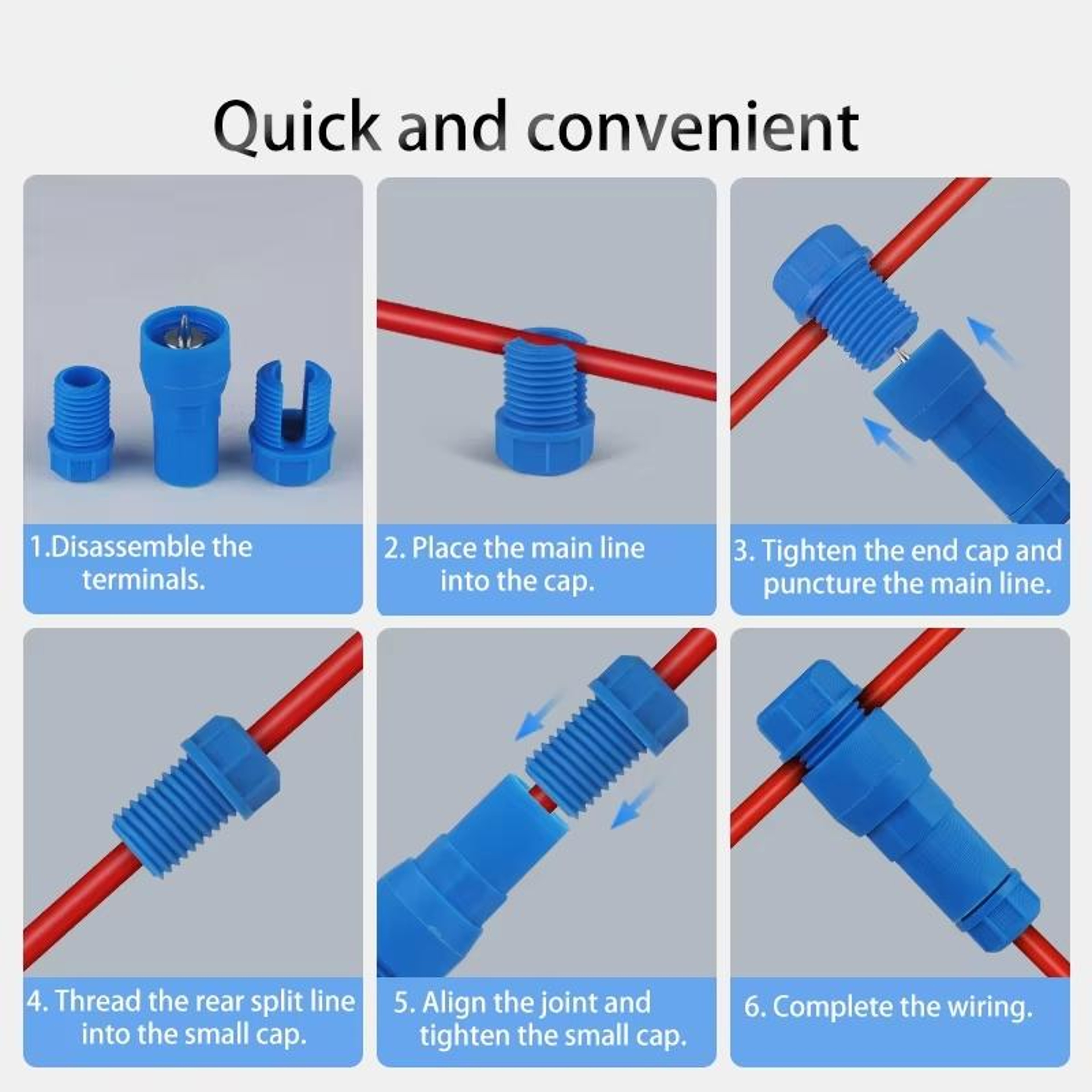Quick Wire Connector T Tap No Strip Downlight Connector – view 8