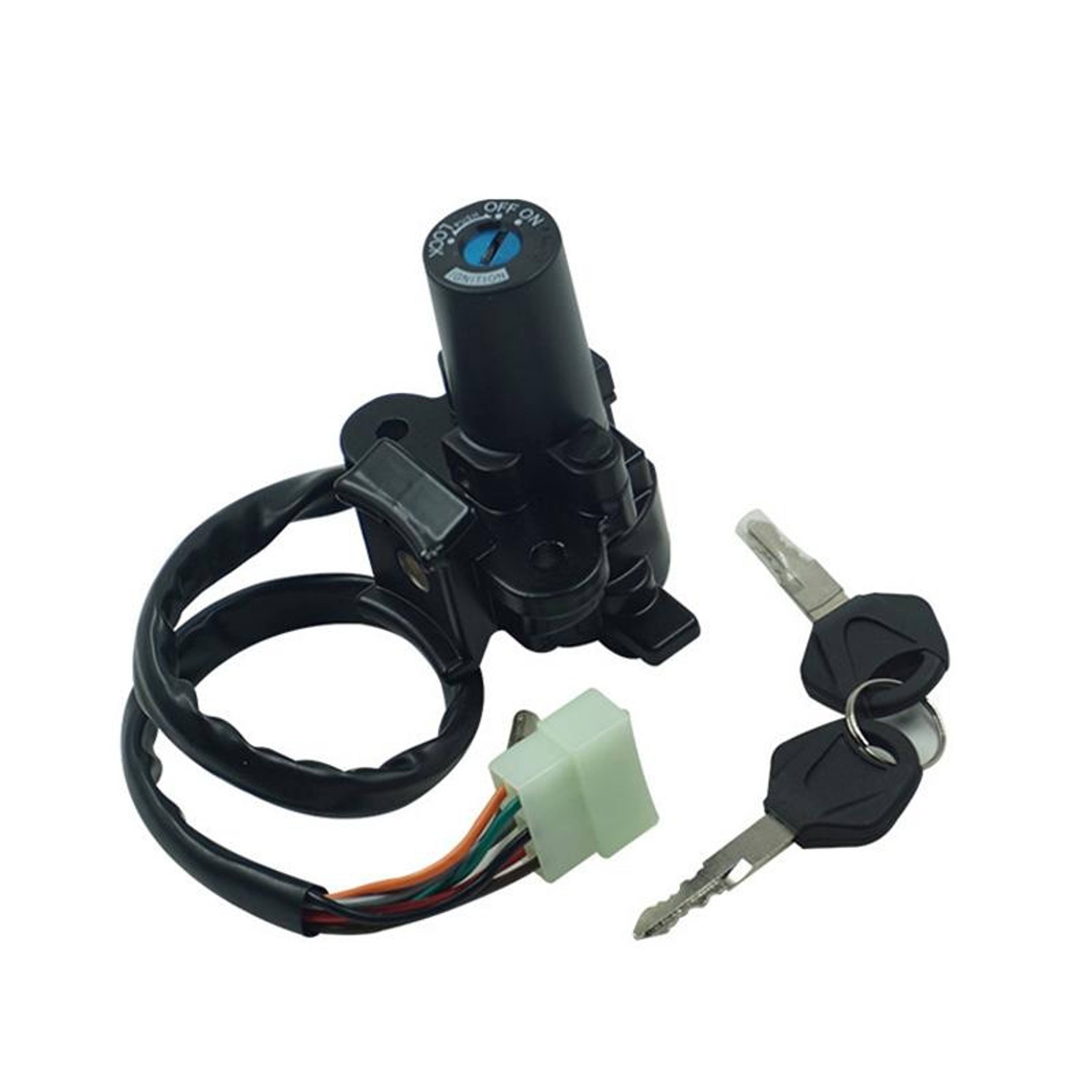 Ignition Switch Starter Lock for Kawasaki Motorcycle Key Assembly – view 1