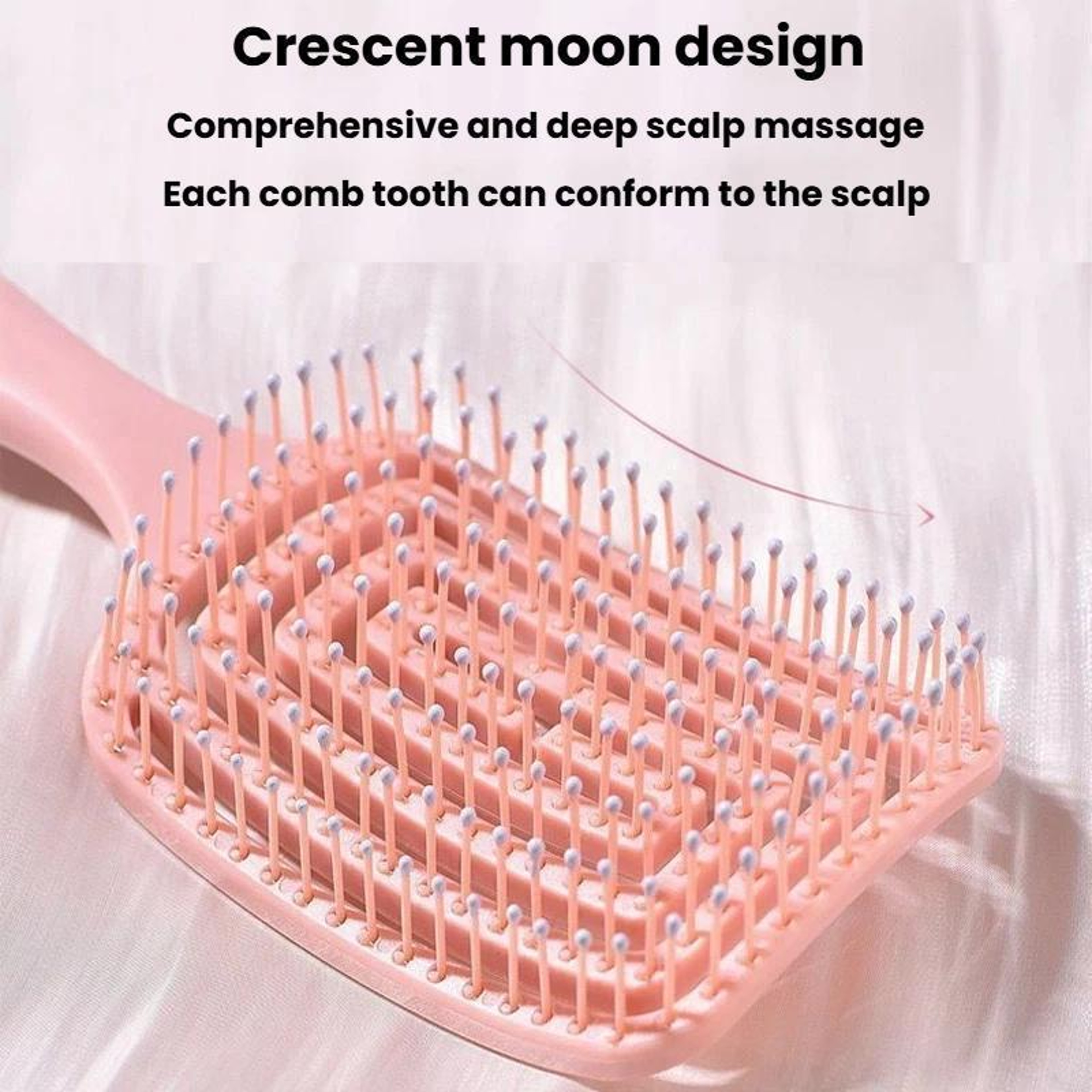 Volumizing Hair Comb with Scalp Massage Fluffing Design for Fast Blow Dry Styling – view 7
