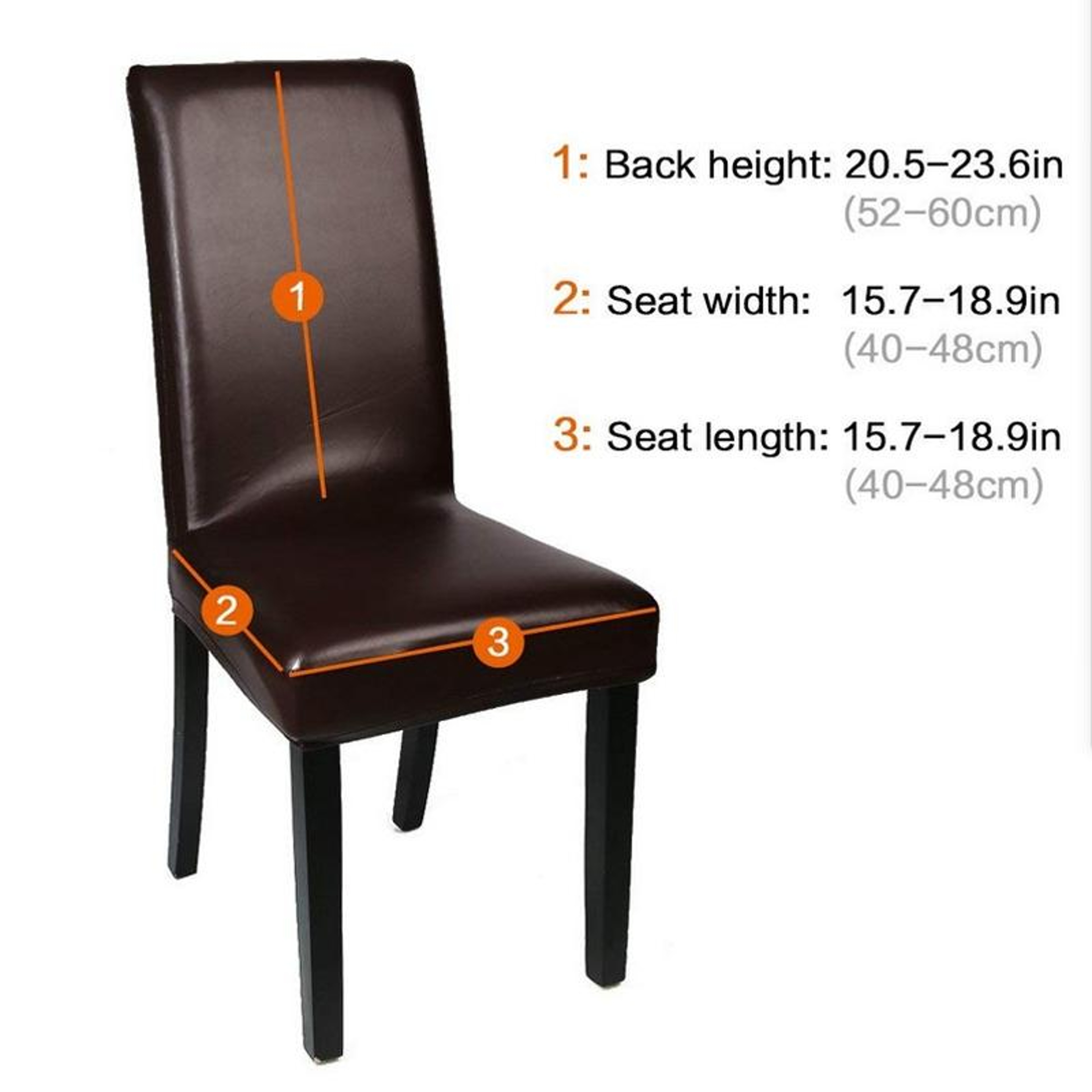 Waterproof PU Leather Elastic Chair Cover Stool Seat Protector – view 3