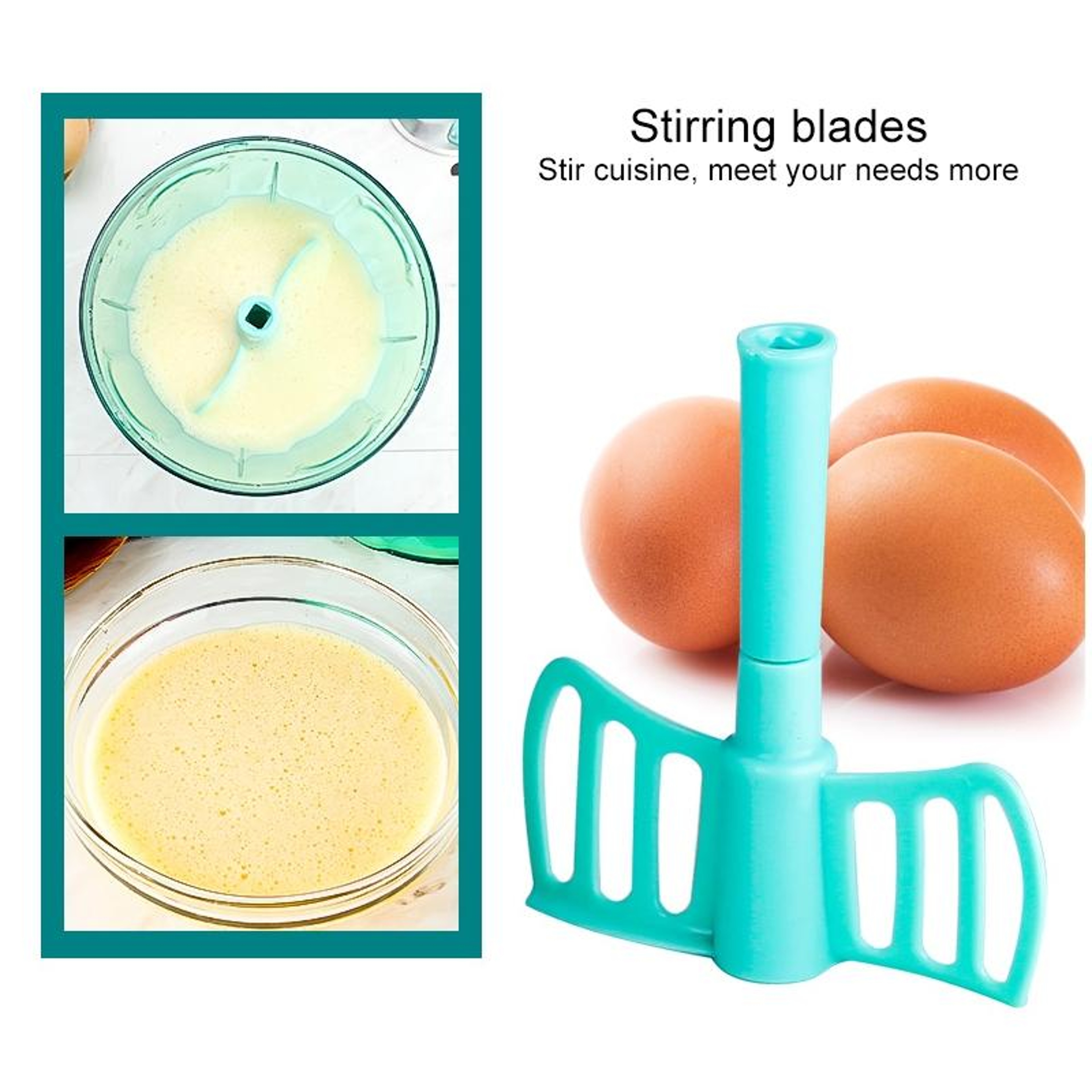 Handheld Kitchen Stirrer Squeezer Multi-Purpose Cooking Tool – view 5