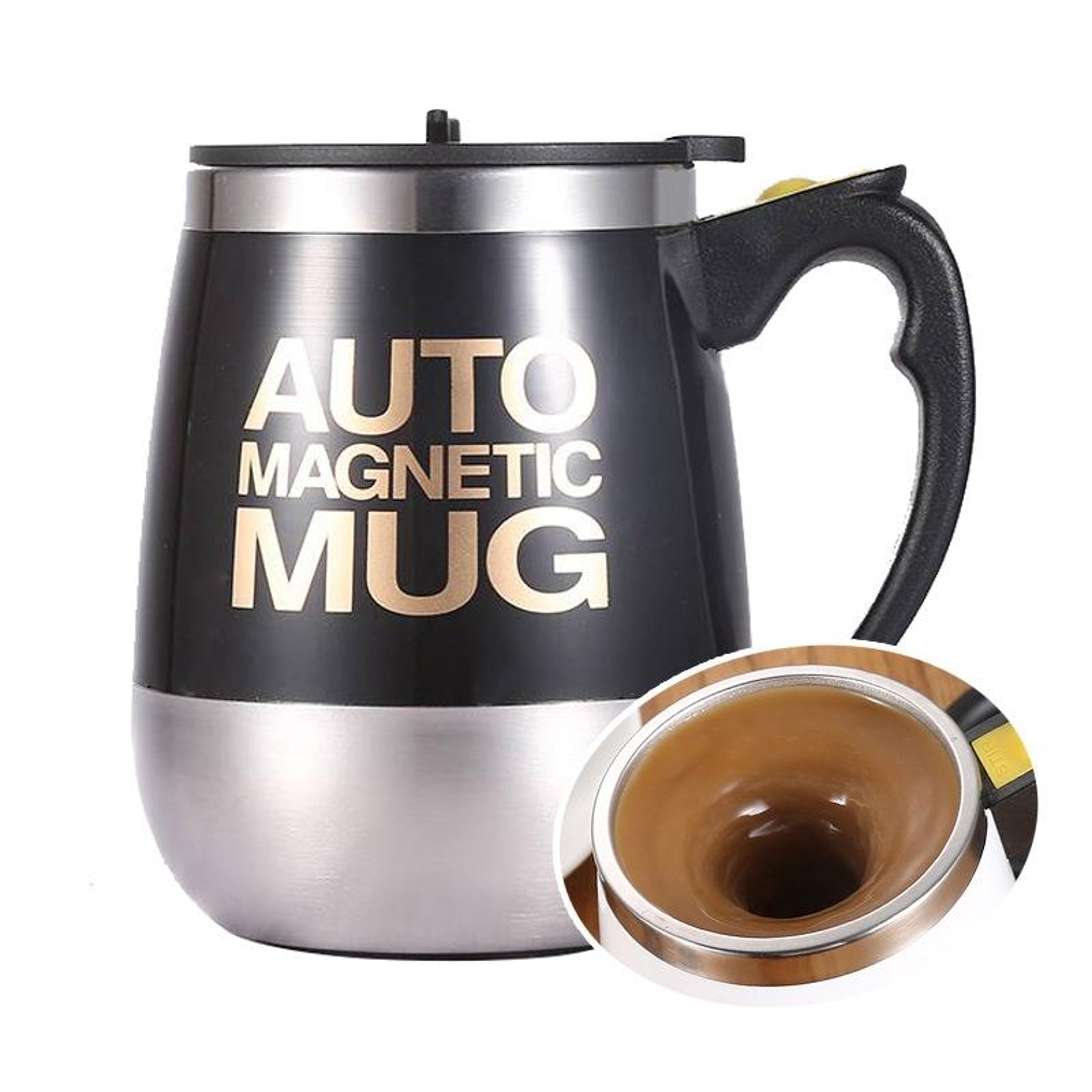 Automatic Mixing Cup Electric Self Stirring Coffee Mug Portable Battery Operated Coffee Mixer – view 6