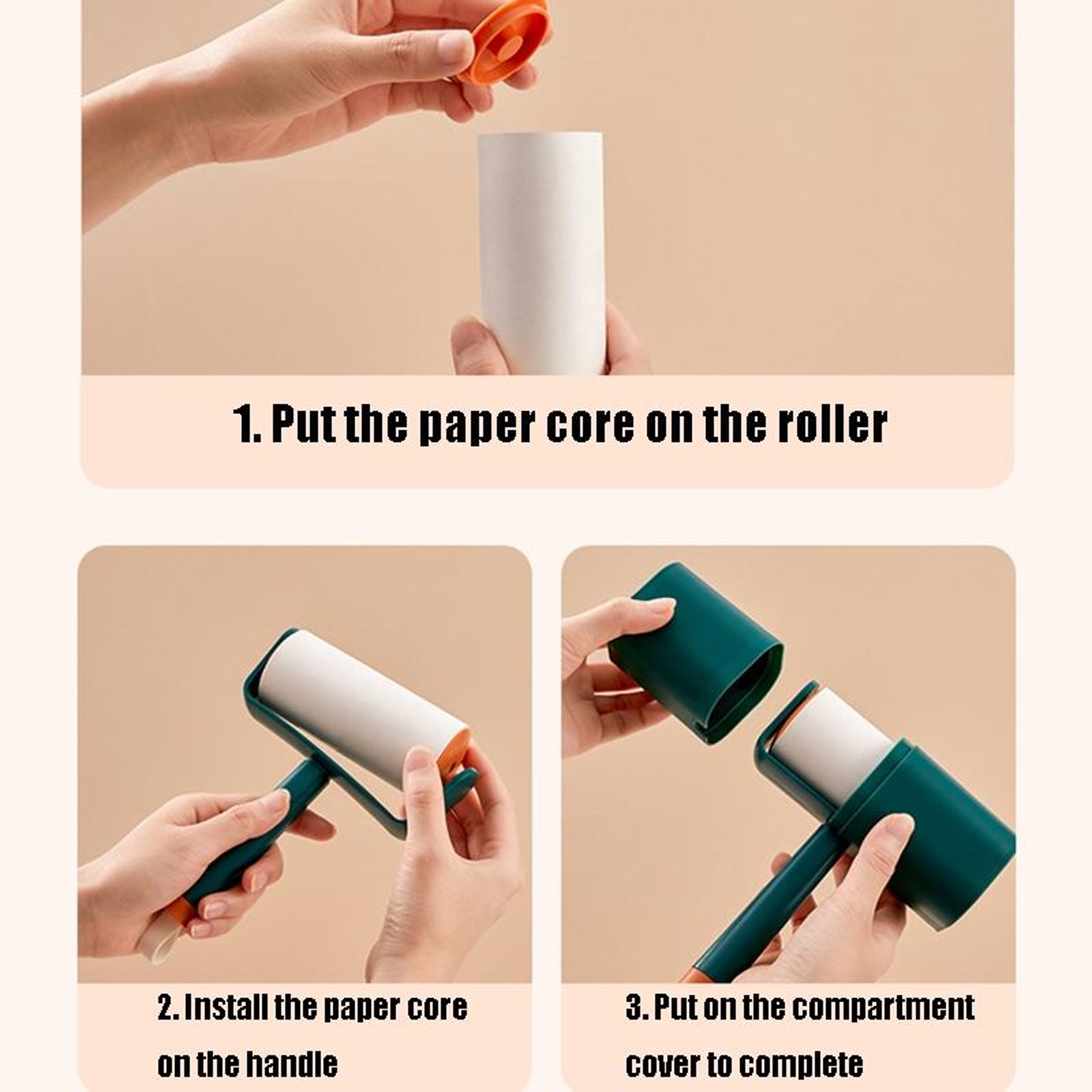 Portable Pet Hair Remover Roller for Clothes and Furniture Sticky Lint Cleaner Device – view 5