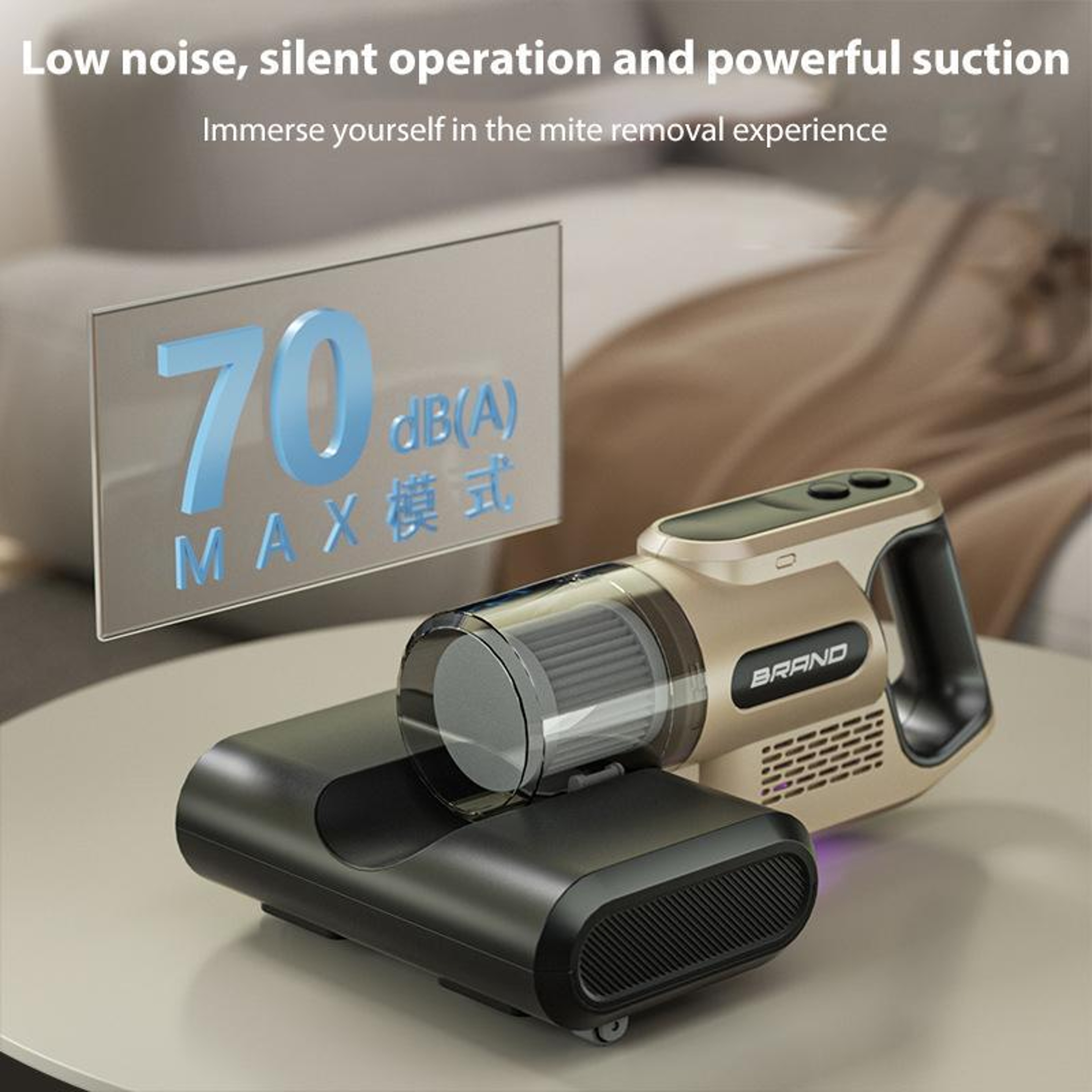 Handheld Mite Vacuum UV Sterilization Wireless Mattress Cleaner – view 13