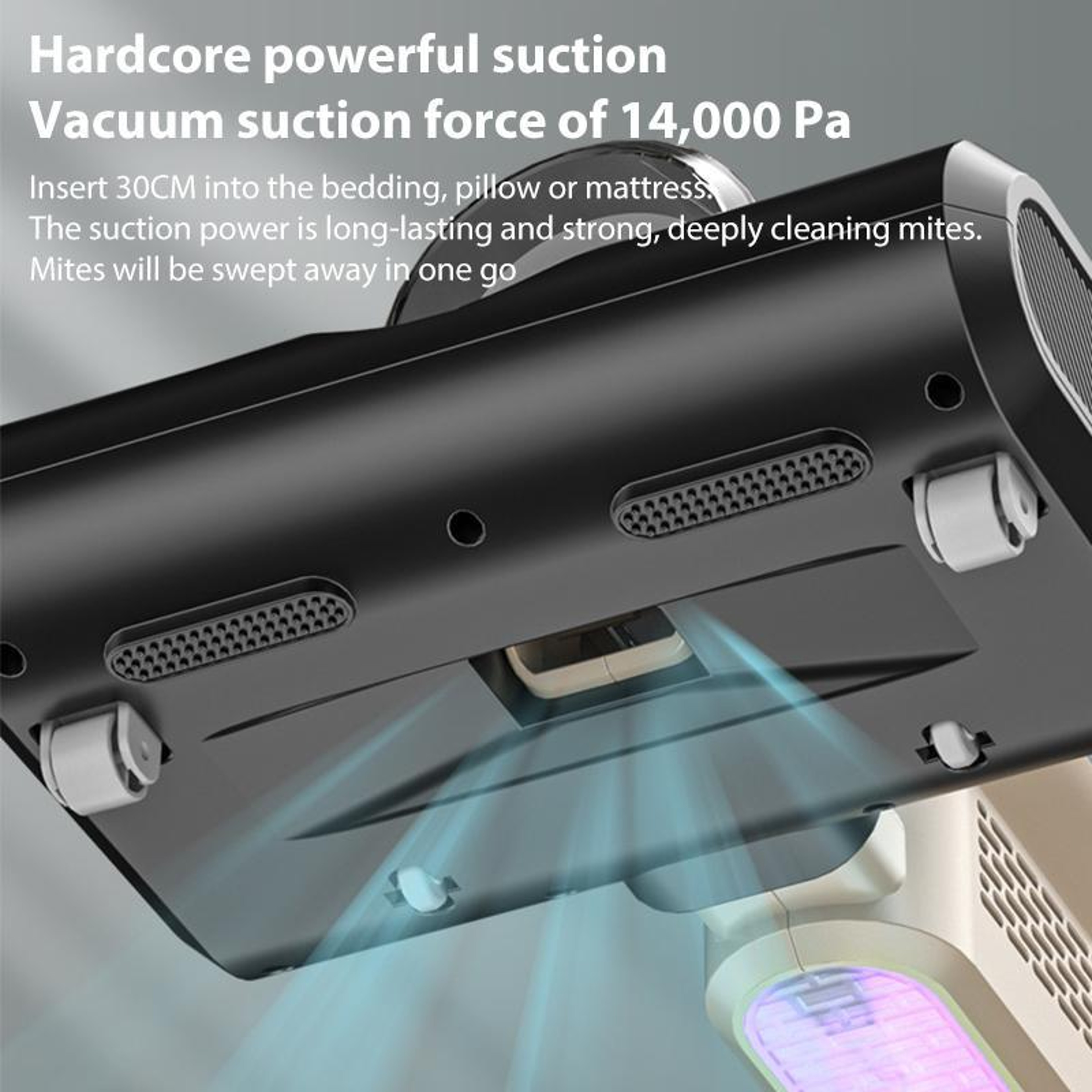 Handheld Mite Vacuum UV Sterilization Wireless Mattress Cleaner – view 14