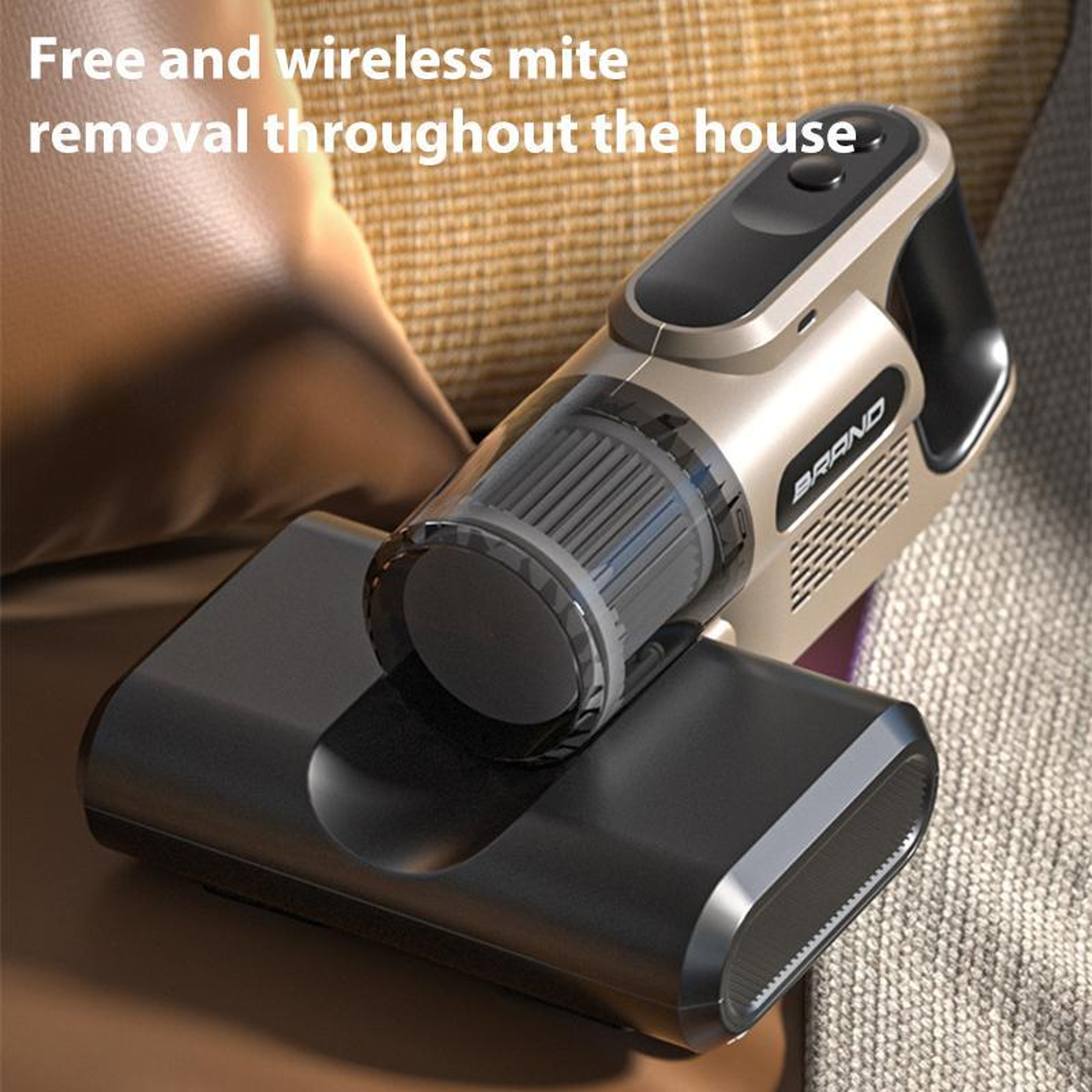 Handheld Mite Vacuum UV Sterilization Wireless Mattress Cleaner – view 2