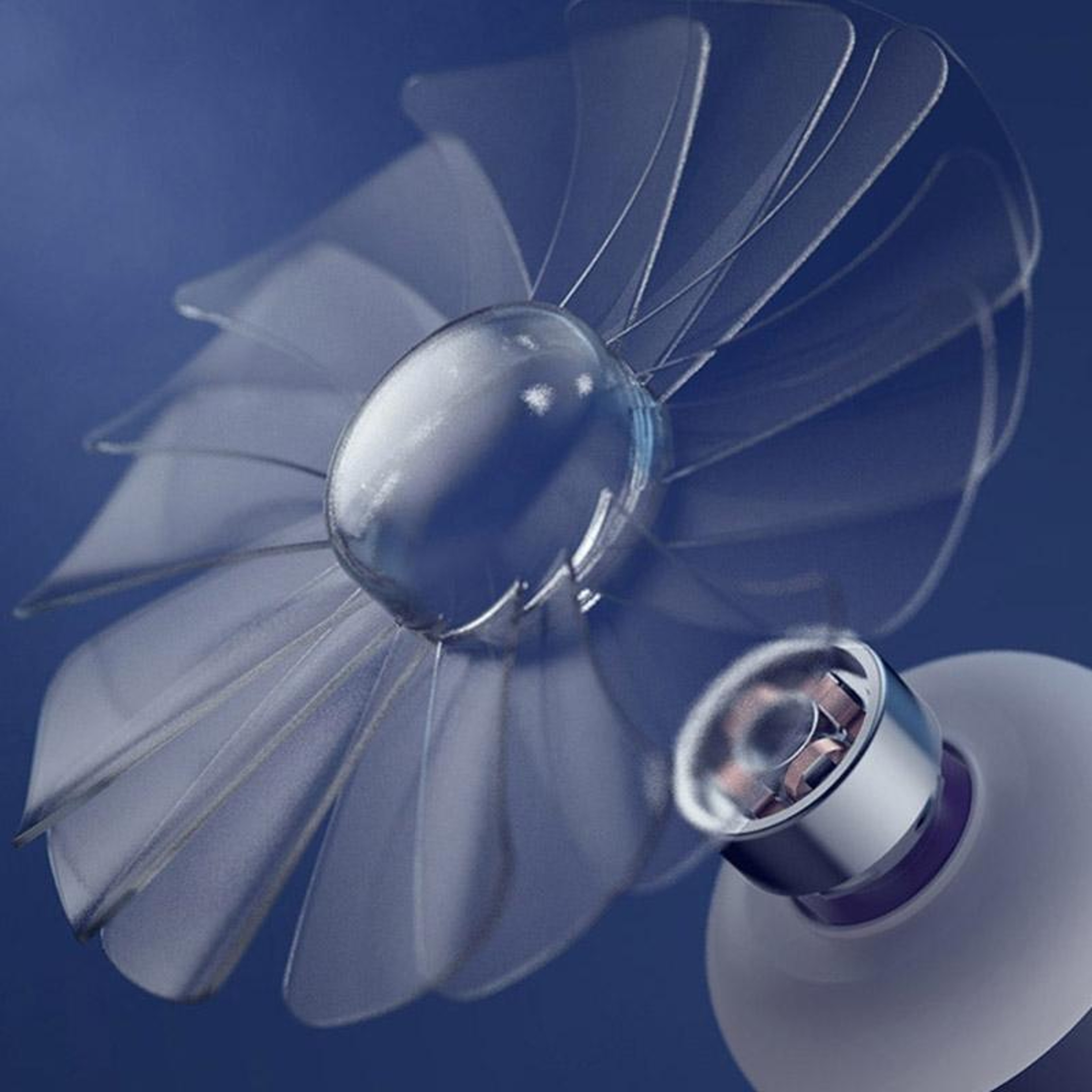 Airplane Night Light Ceiling Fan with USB Remote Control Quiet Ceiling Fan for Kids Room – view 5