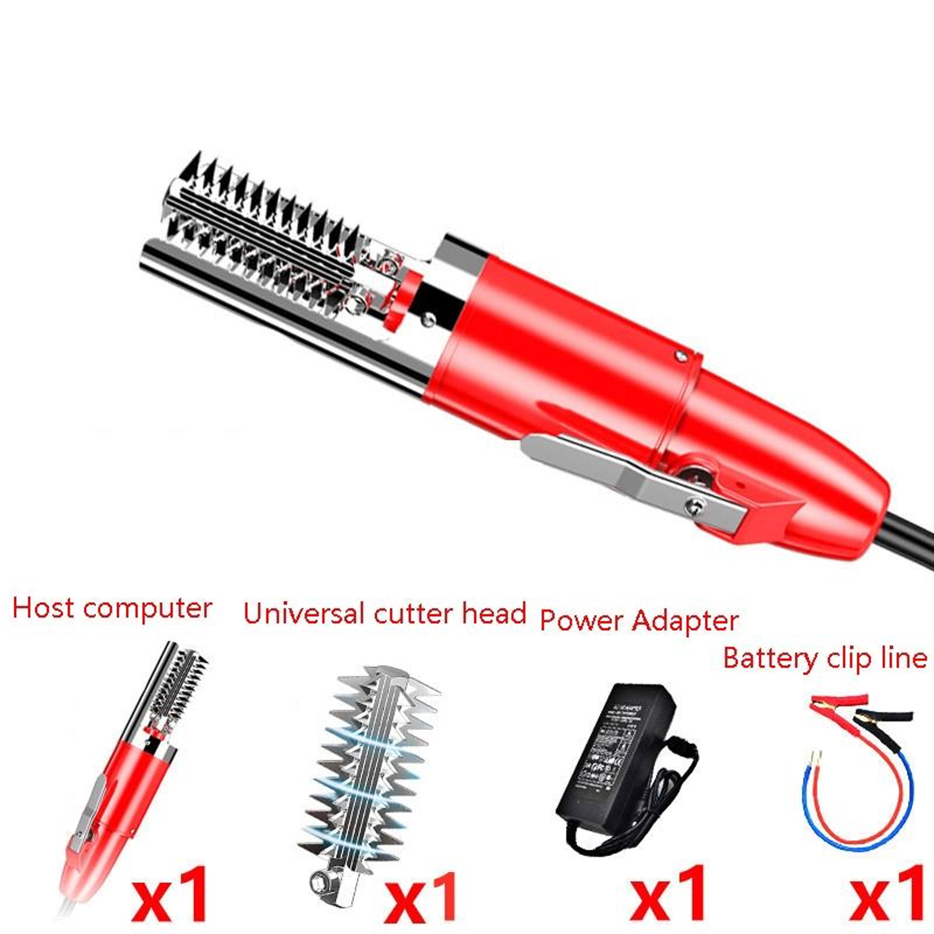 Electric Fish Scale Remover Tool Household Electric Fish Scaler Machine Waterproof – view 2