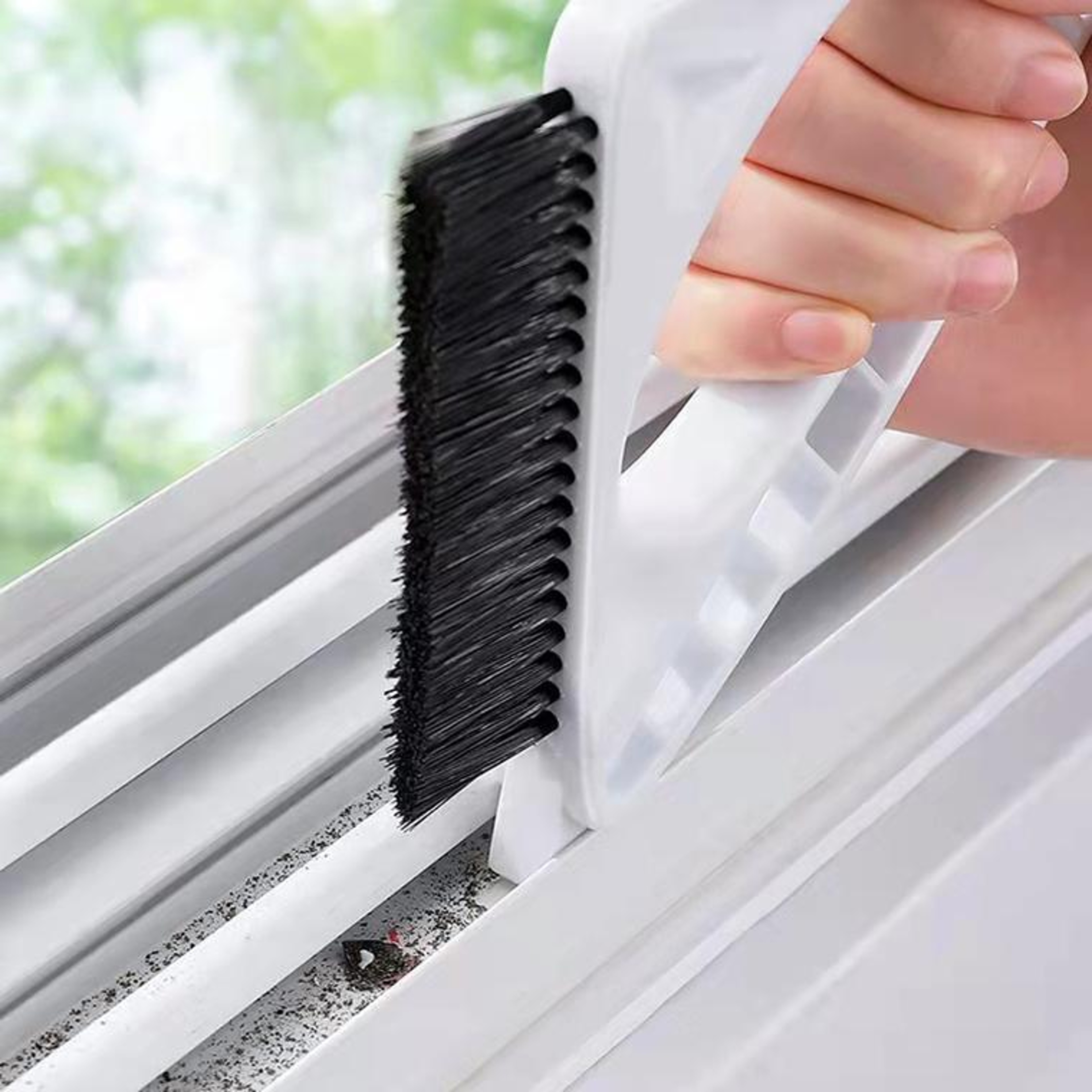 Window Cleaning Tool Multifunctional Glass Wiper Gap Cleaning Brush Household Cleaner – view 5