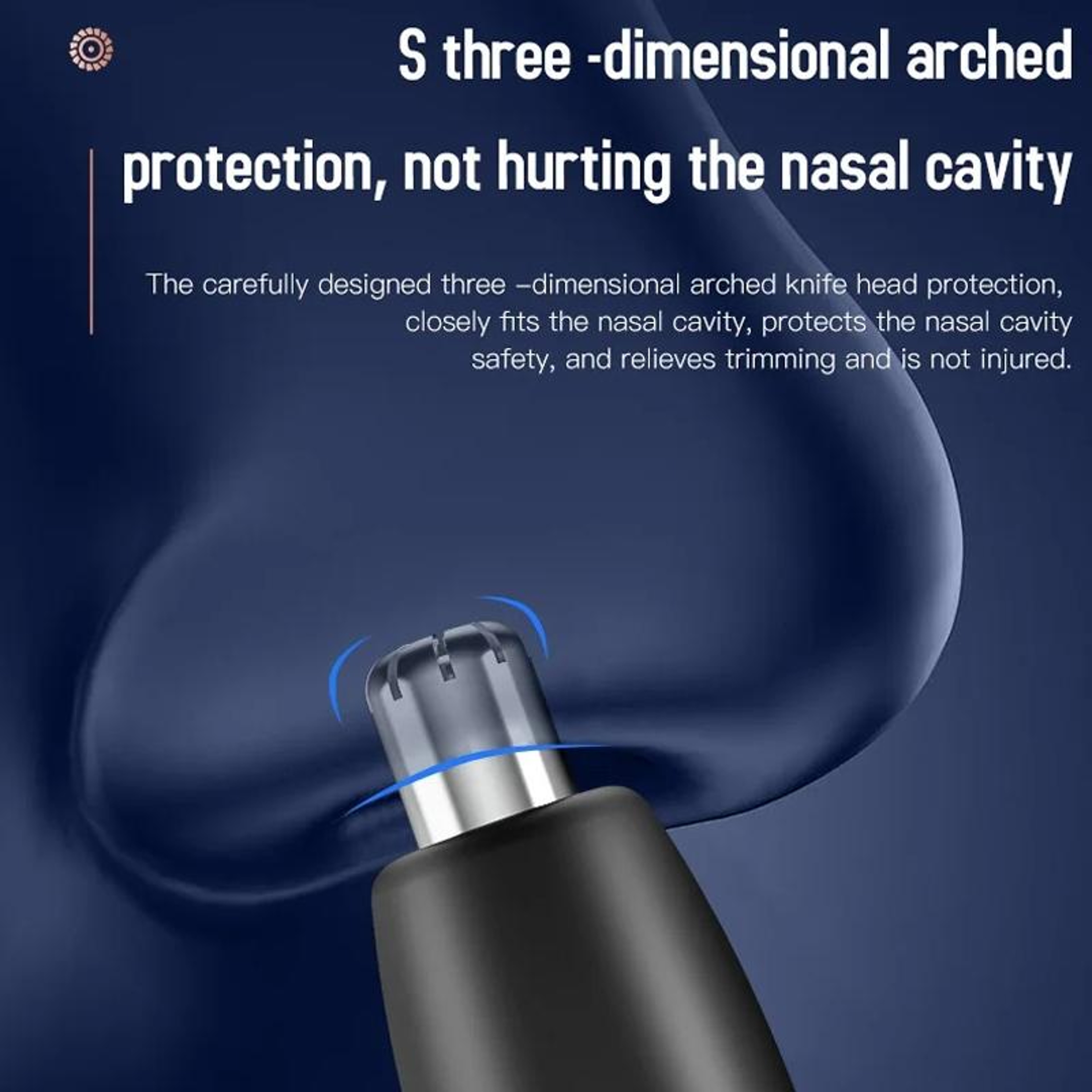 Rechargeable Electric Nose Hair Trimmer with Digital Display, Portable  Speed Unisex Grooming Shaver – view 4