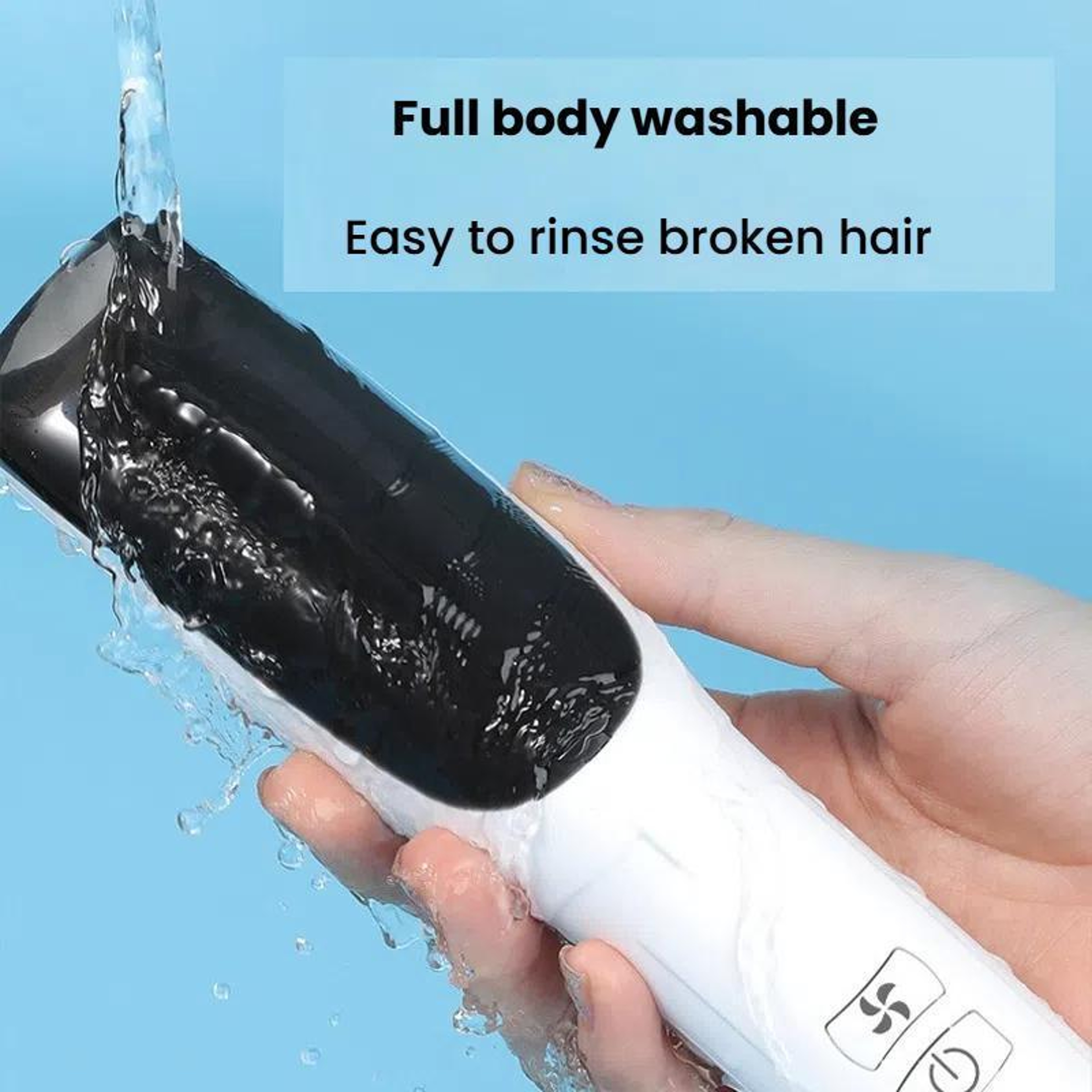 Rechargeable Low Noise Baby Hair Trimmer & Pet Friendly Hair Clipper for Safe Home Grooming – view 7
