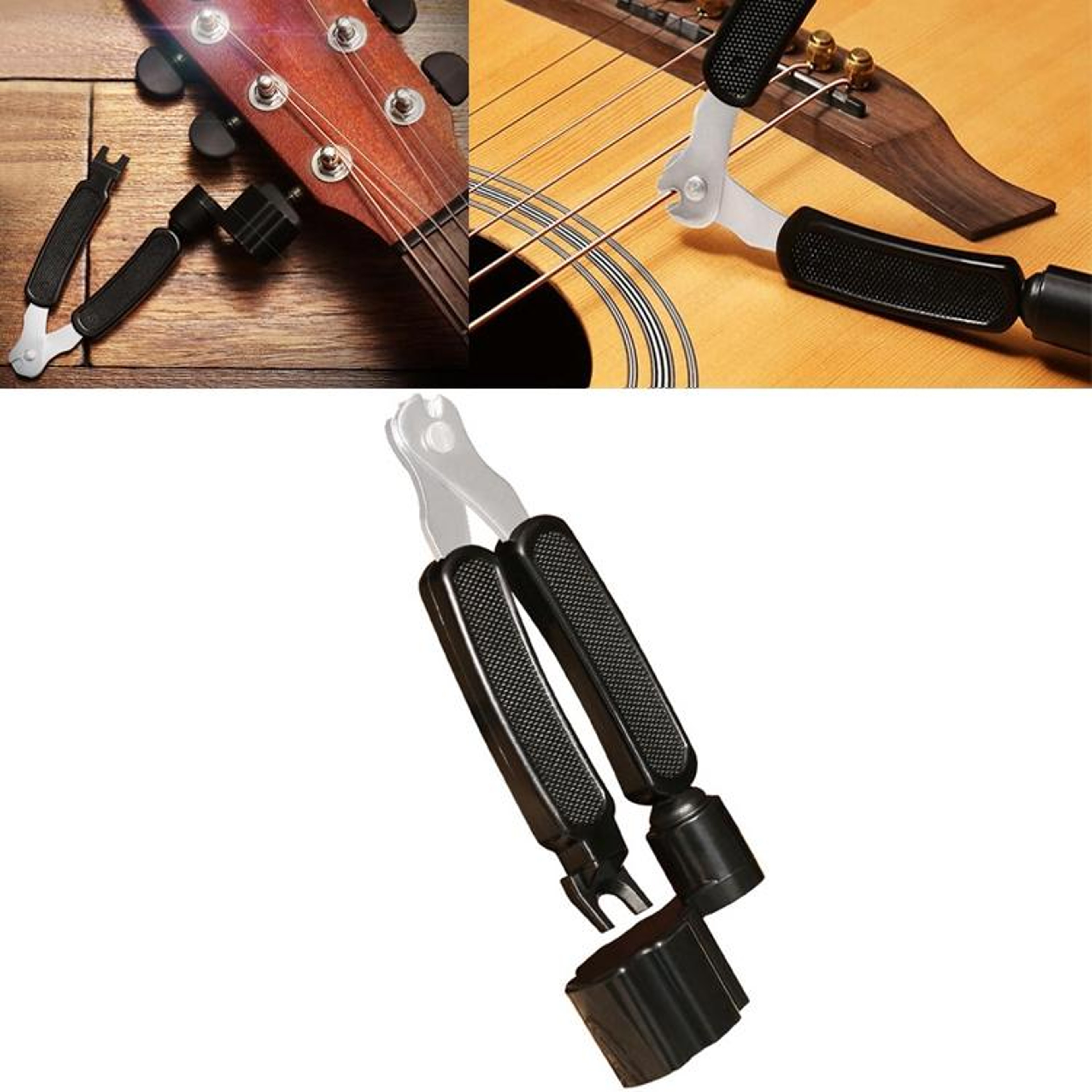 Guitar String Winder Cutter Clamp Tool for Fast String Changing – view 10