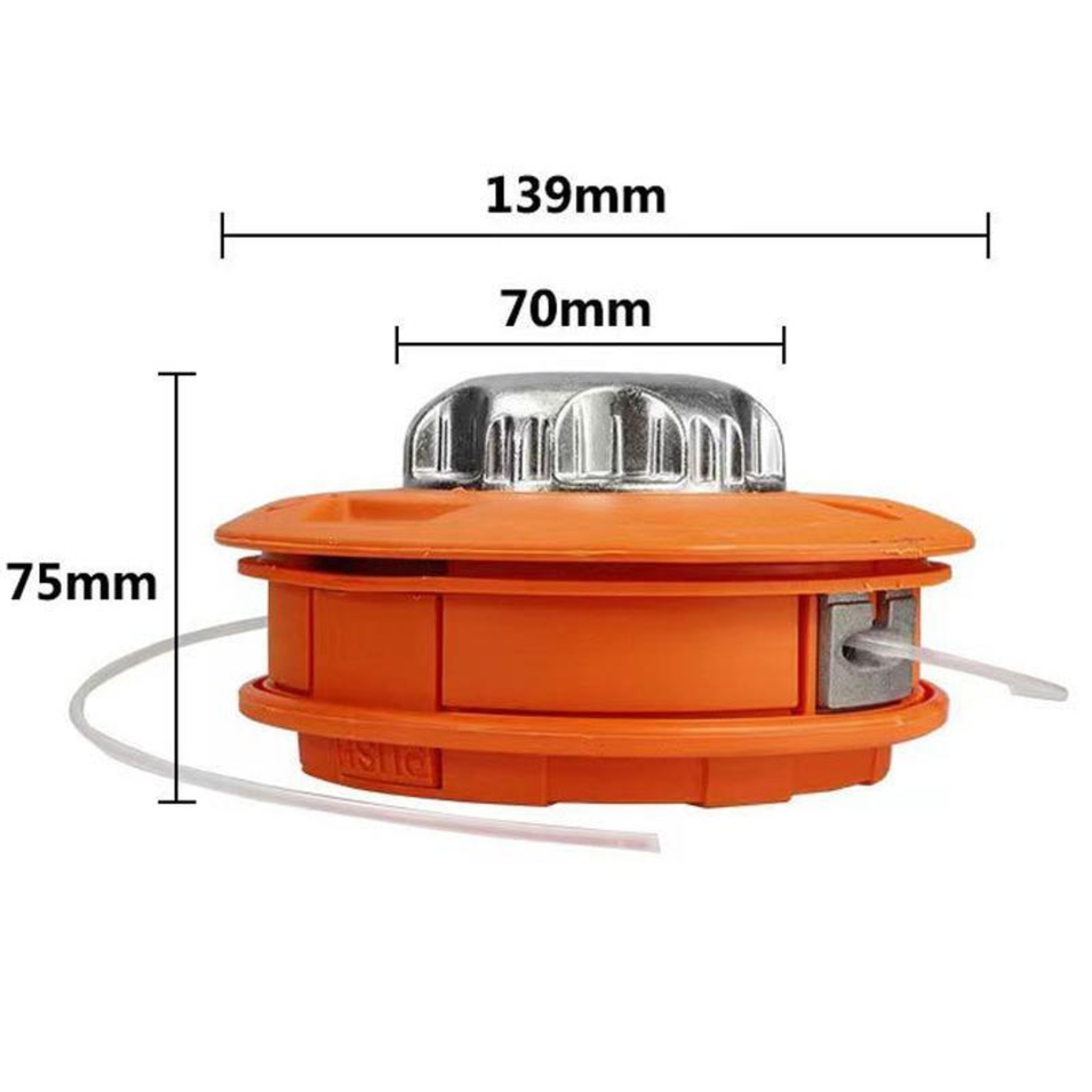 Automatic Rope Changing Brush Cutter & String Trimmer Head  Aluminum No Removal Design – view 2